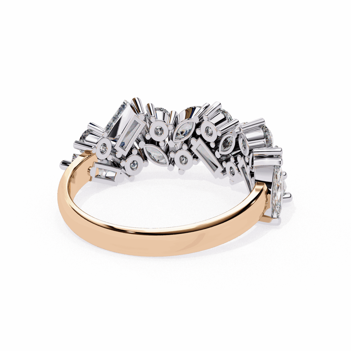 1.75 Carat Marquise Eternity Engagement Ring in Moissanite | House of Estara