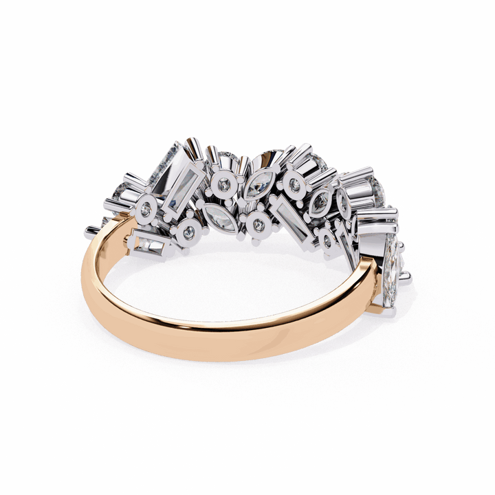 1.75 Carat Marquise Eternity Engagement Ring in Moissanite | House of Estara