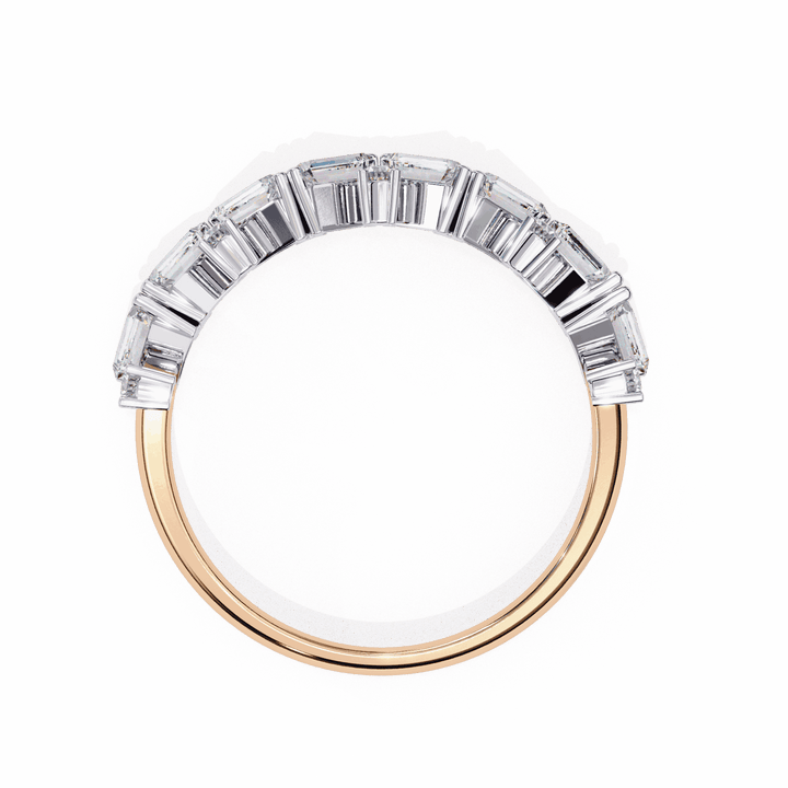 0.5 Carat Baguette and Round Twilight Engagement Ring in Moissanite | House of Estara