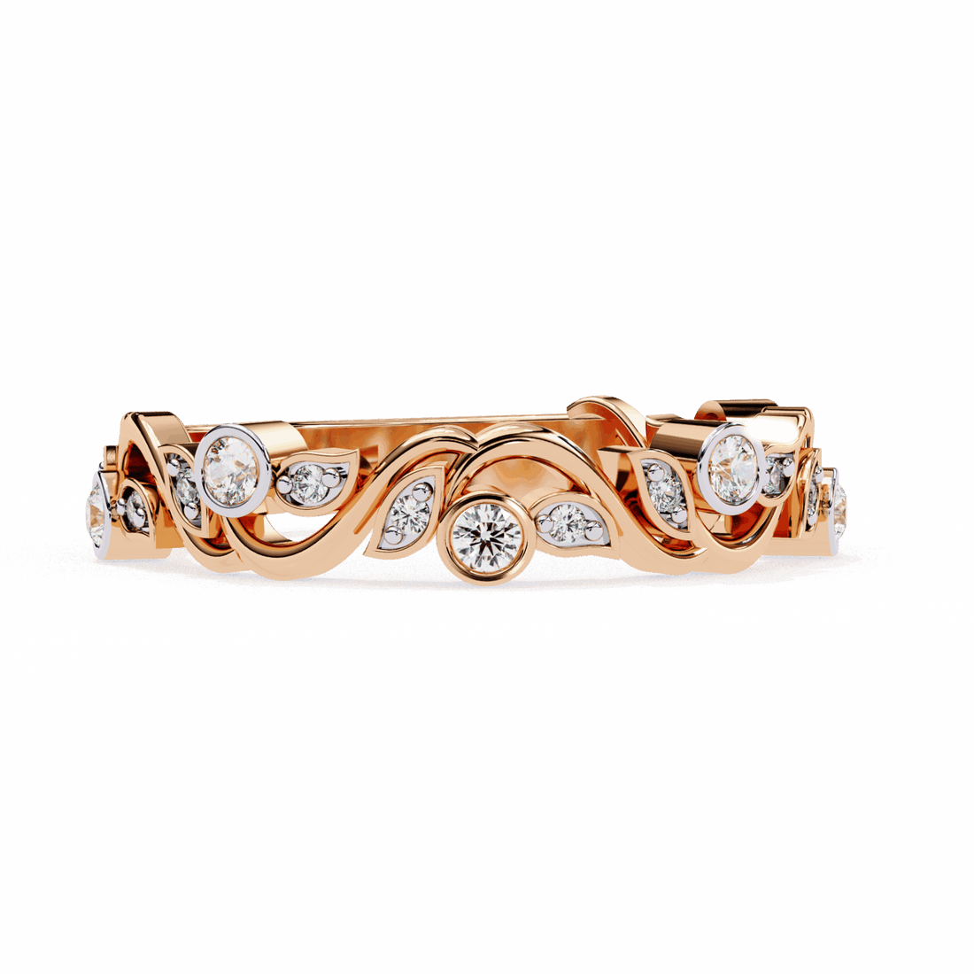 0.15 Carat Round Royale Band in Moissanite | House of Estara