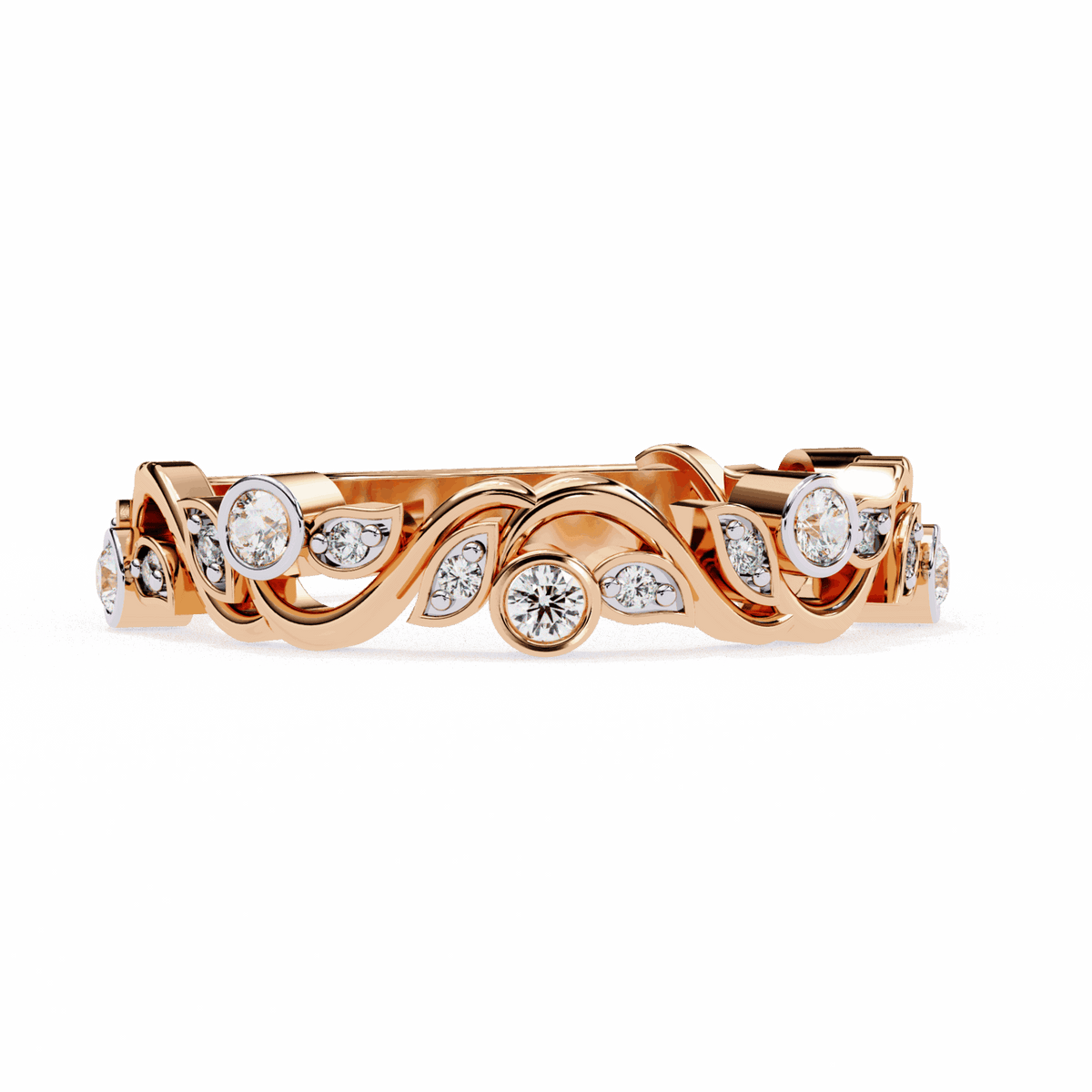 0.15 Carat Round Royale Band in Moissanite | House of Estara