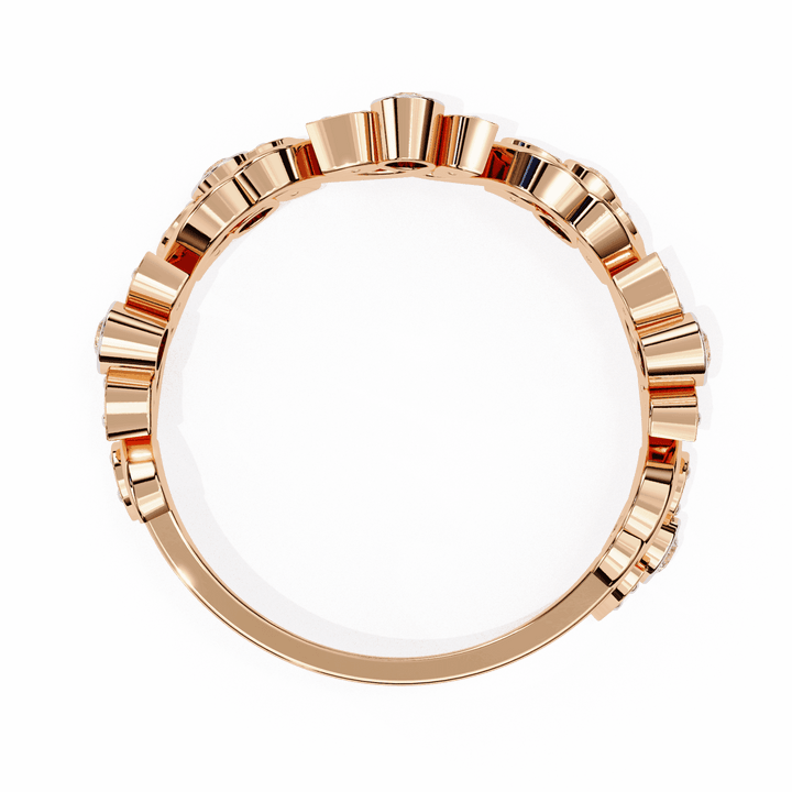 0.15 Carat Round Royale Band in Moissanite | House of Estara
