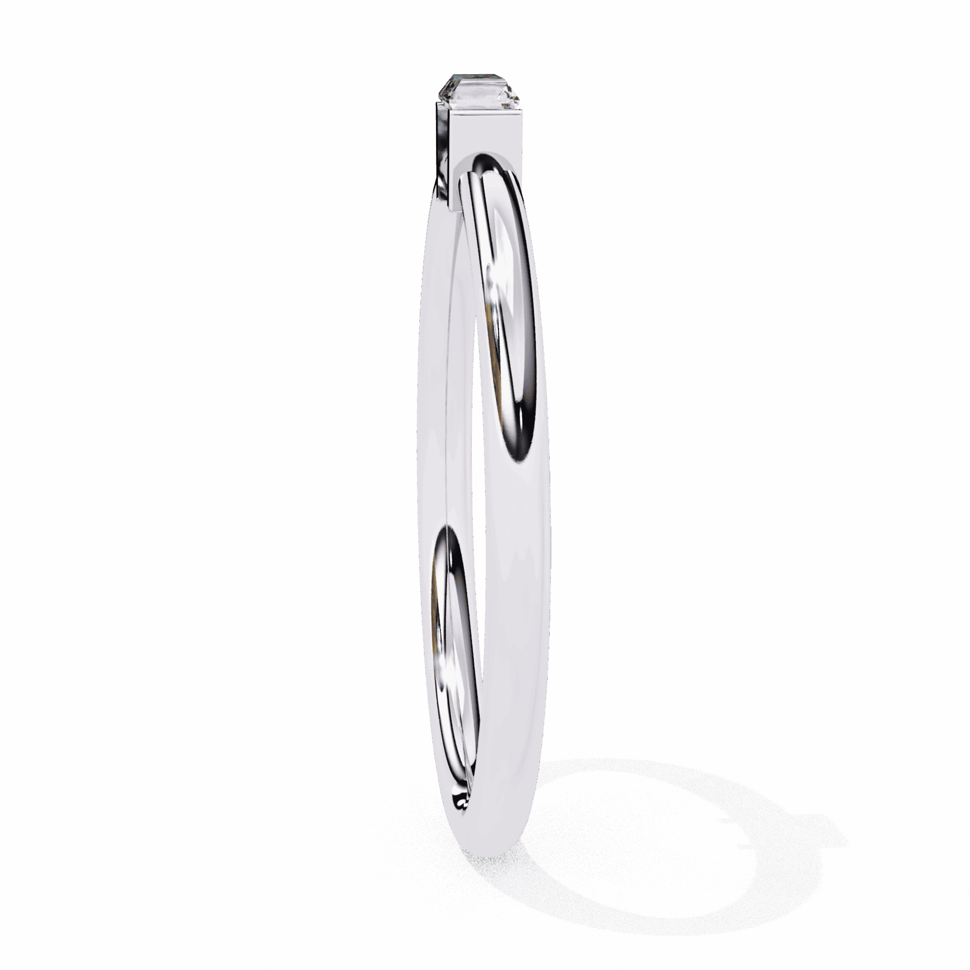 0.15 Carat Baguette Classic Wedding Band in Moissanite | House of Estara