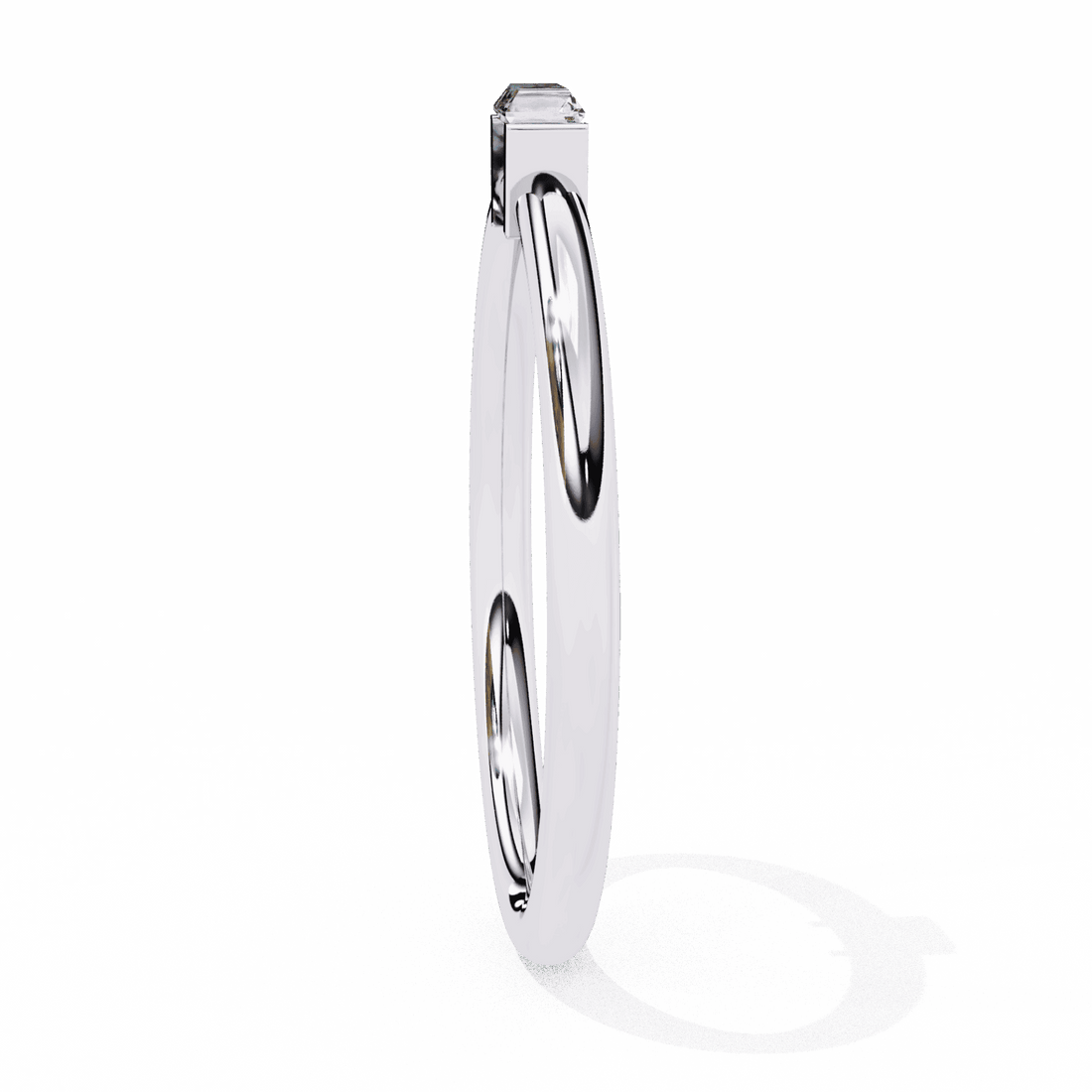 0.15 Carat Baguette Classic Wedding Band in Moissanite | House of Estara