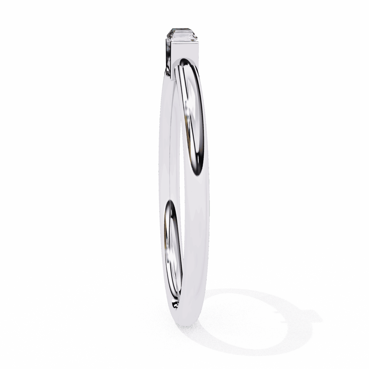 0.15 Carat Baguette Classic Wedding Band in Moissanite | House of Estara