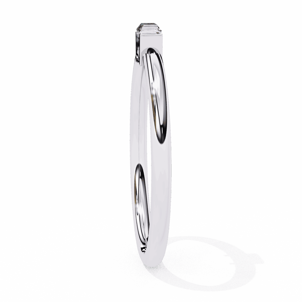 0.15 Carat Baguette Classic Wedding Band in Moissanite | House of Estara