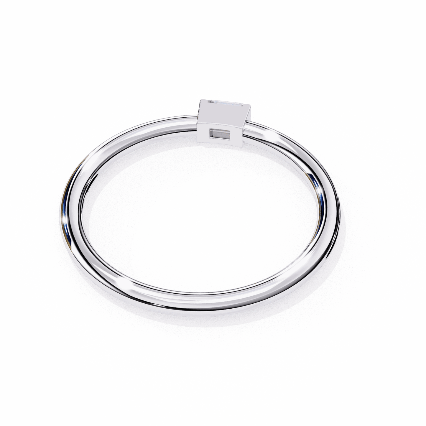 0.15 Carat Baguette Classic Wedding Band in Moissanite | House of Estara