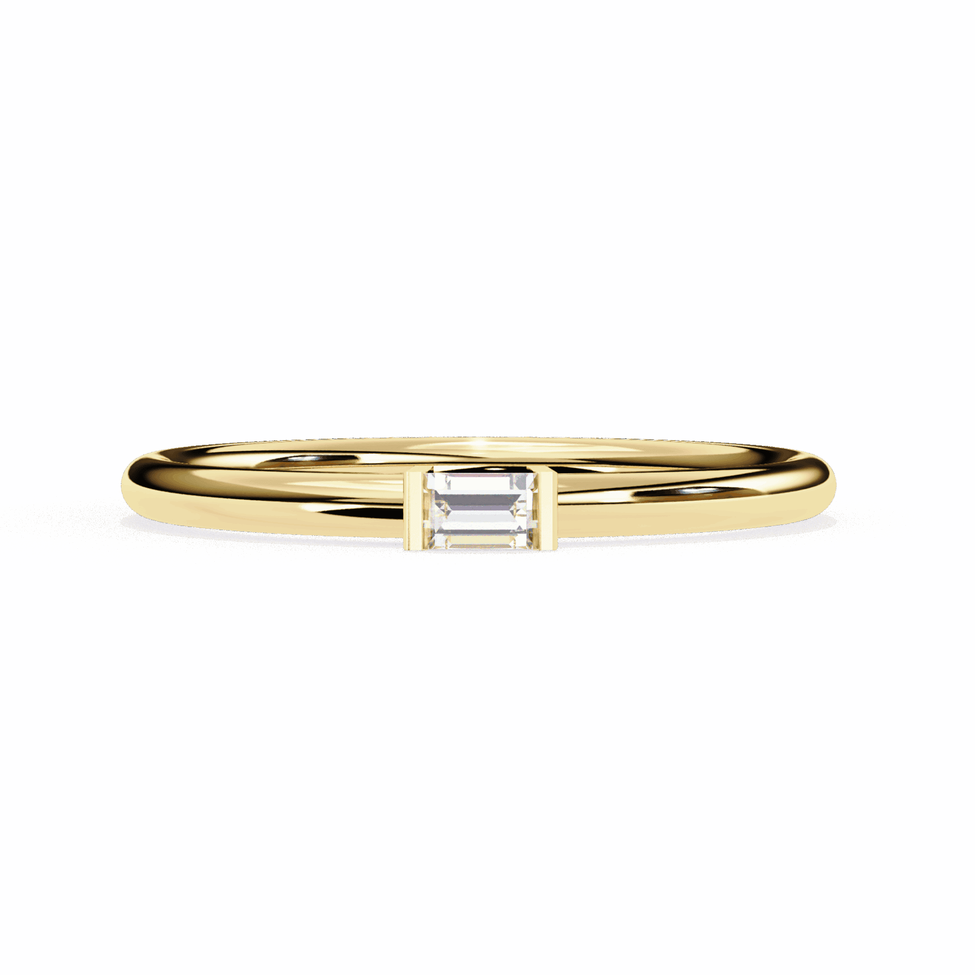 0.15 Carat Baguette Classic Wedding Band in Moissanite | House of Estara