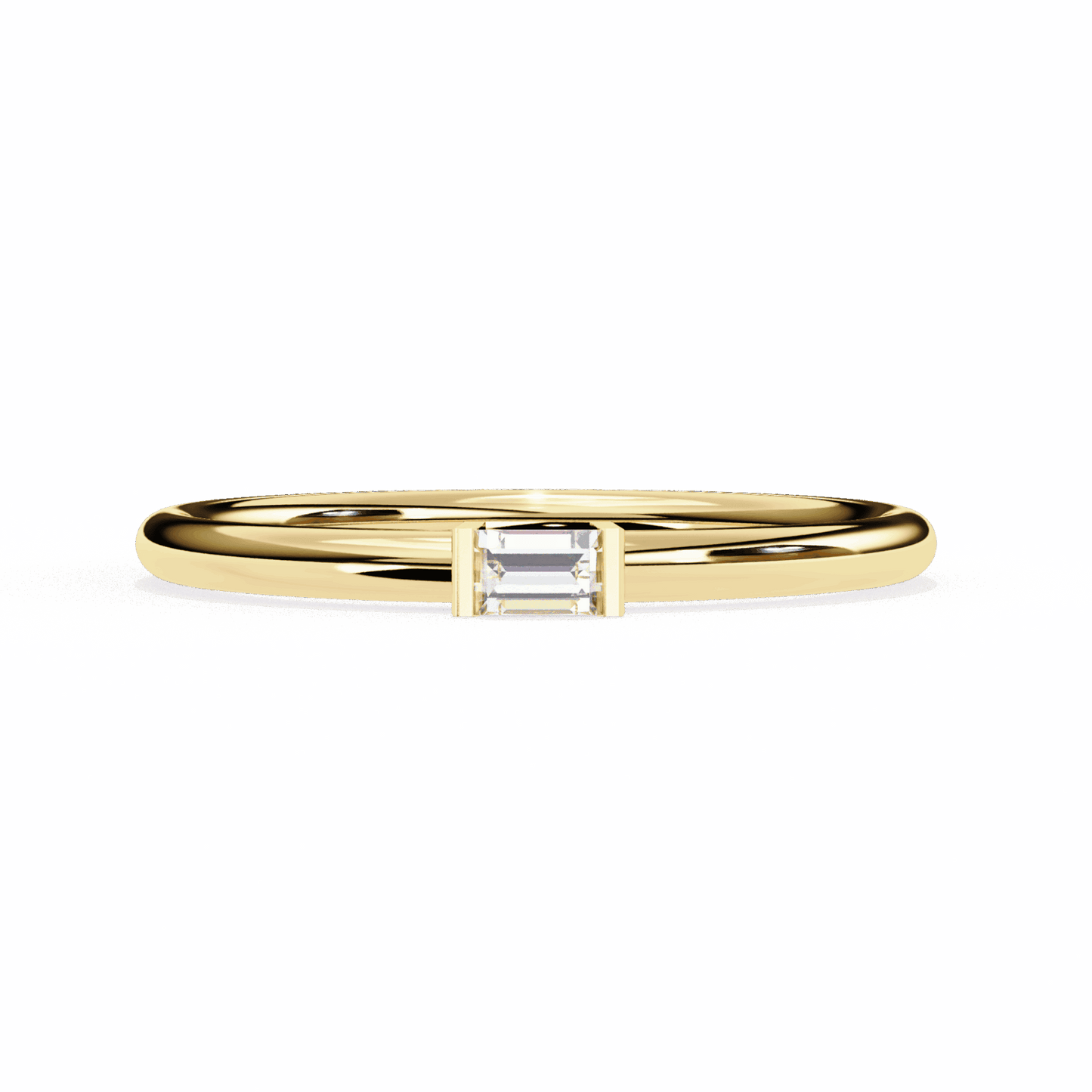 0.15 Carat Baguette Classic Wedding Band in Moissanite | House of Estara