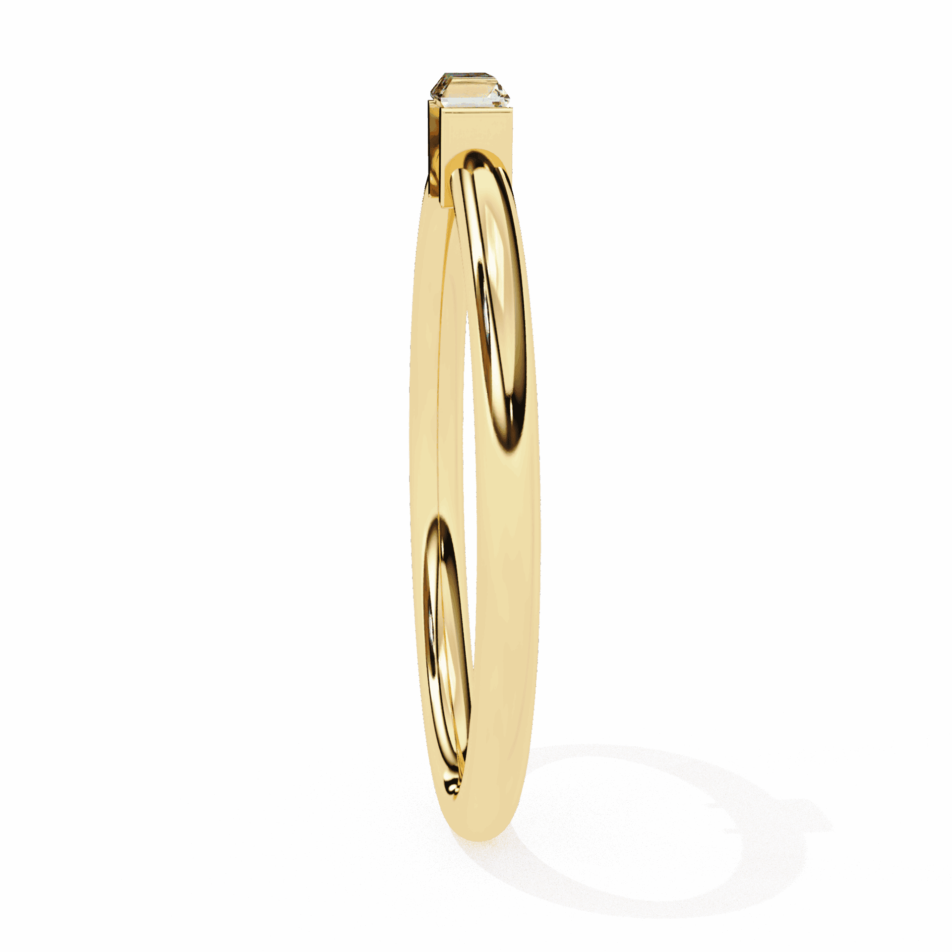 0.15 Carat Baguette Classic Wedding Band in Moissanite | House of Estara