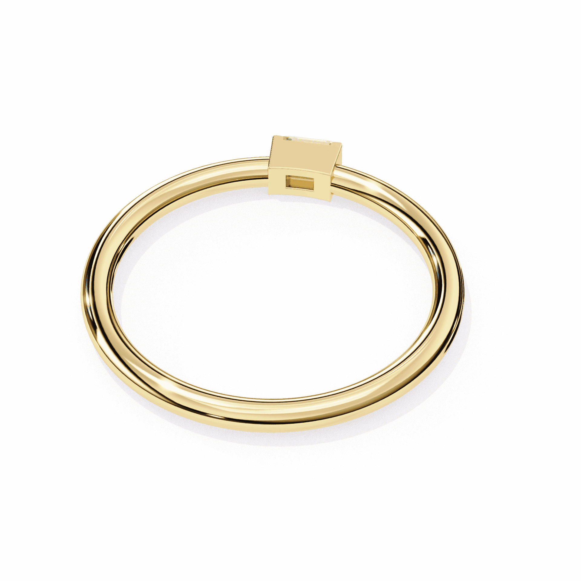 0.15 Carat Baguette Classic Wedding Band in Moissanite | House of Estara