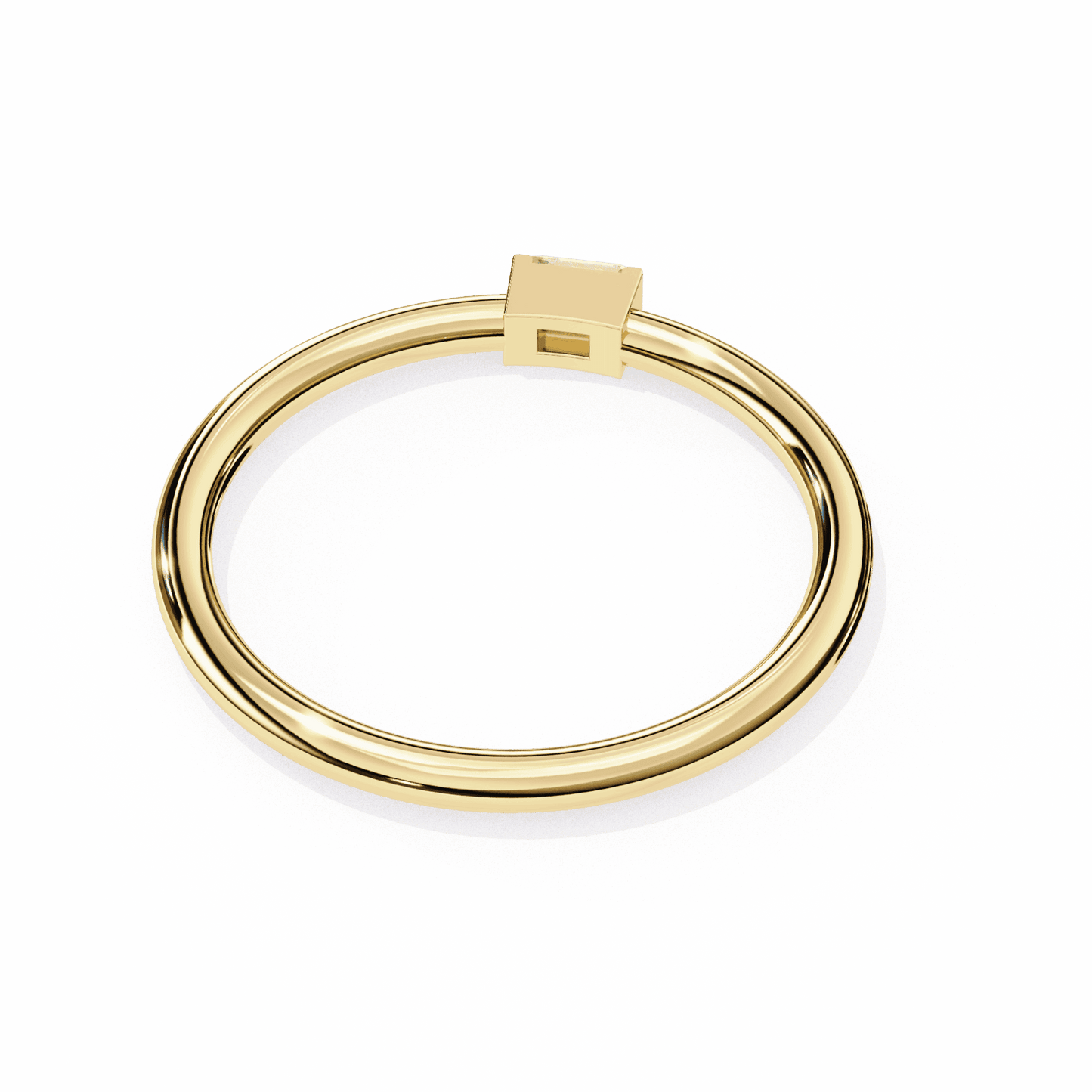 0.15 Carat Baguette Classic Wedding Band in Moissanite | House of Estara