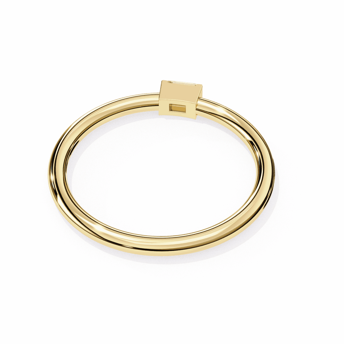 0.15 Carat Baguette Classic Wedding Band in Moissanite | House of Estara