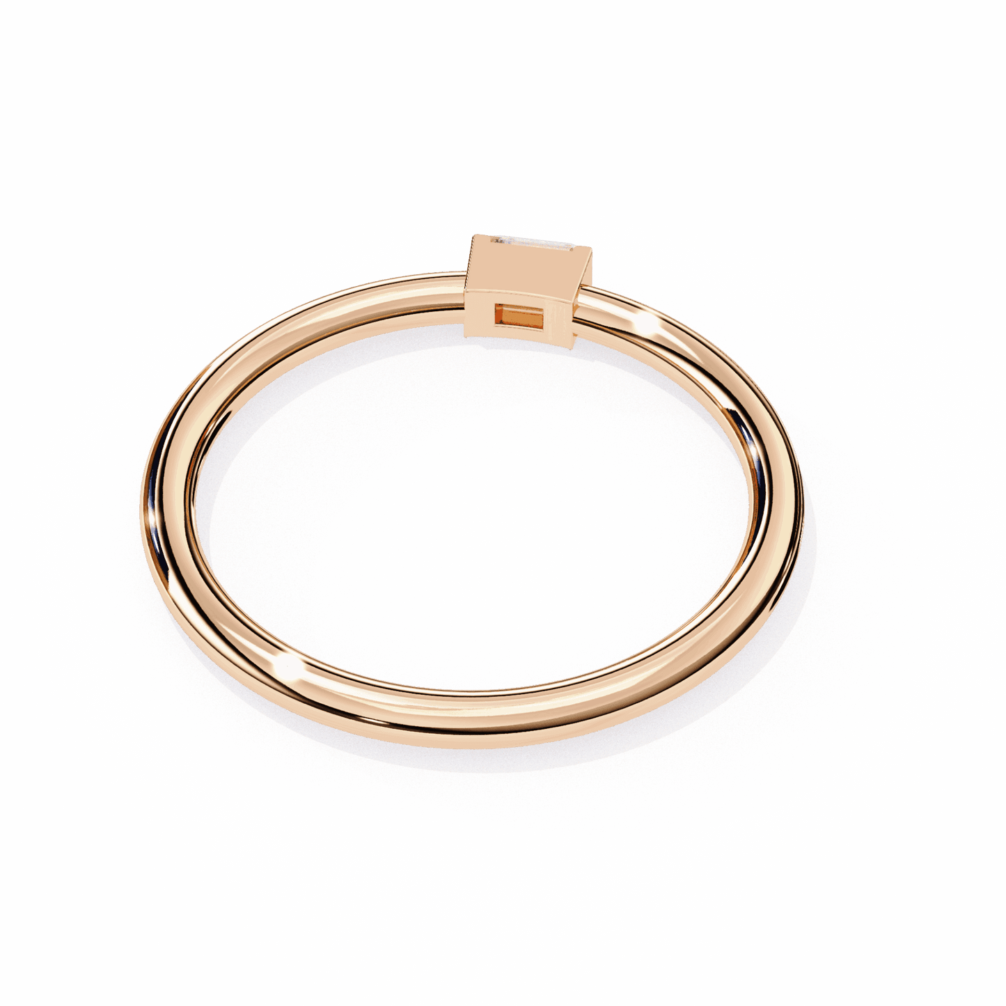 0.15 Carat Baguette Classic Wedding Band in Moissanite | House of Estara