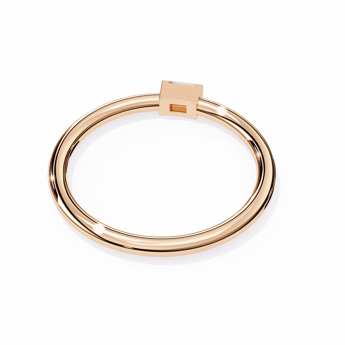 0.15 Carat Baguette Classic Wedding Band in Moissanite | House of Estara