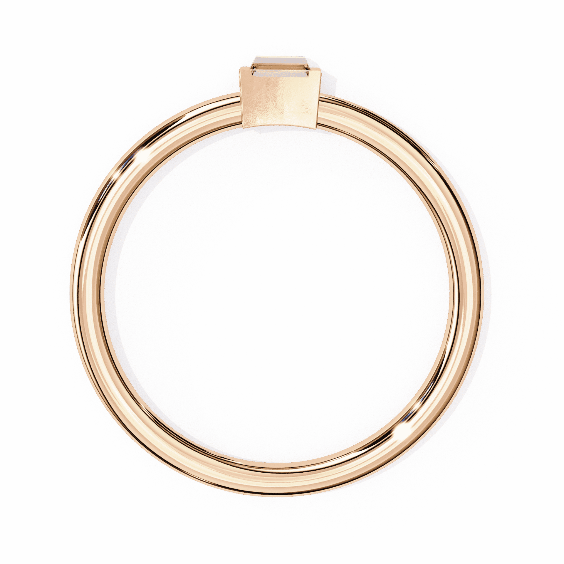 0.15 Carat Baguette Classic Wedding Band in Moissanite | House of Estara