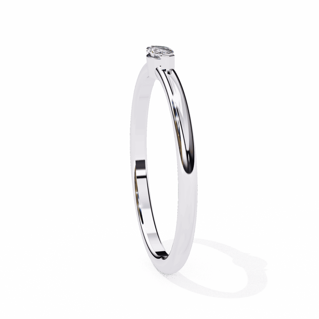 0.1 Carat Marquise Classic Wedding Ring in Moissanite | House of Estara