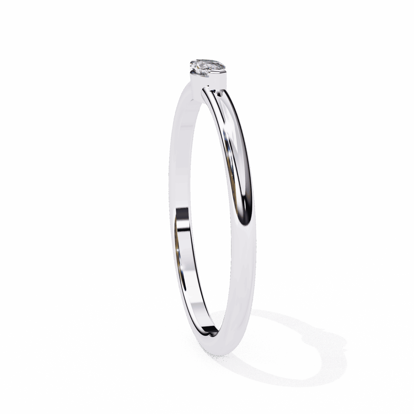 0.1 Carat Marquise Classic Wedding Ring in Moissanite | House of Estara
