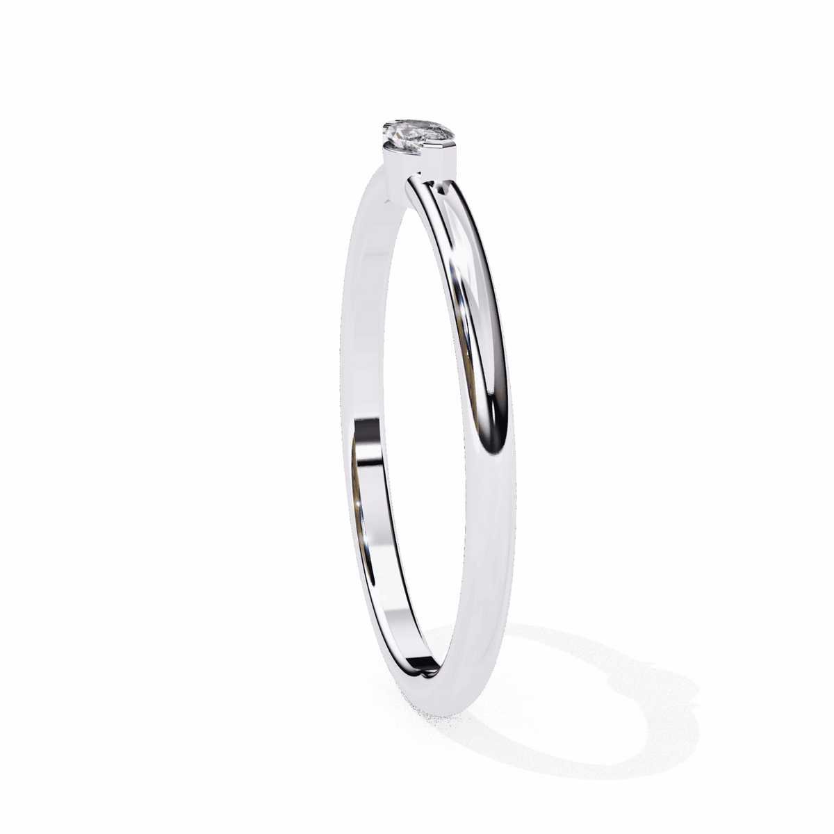 0.1 Carat Marquise Classic Wedding Ring in Moissanite | House of Estara