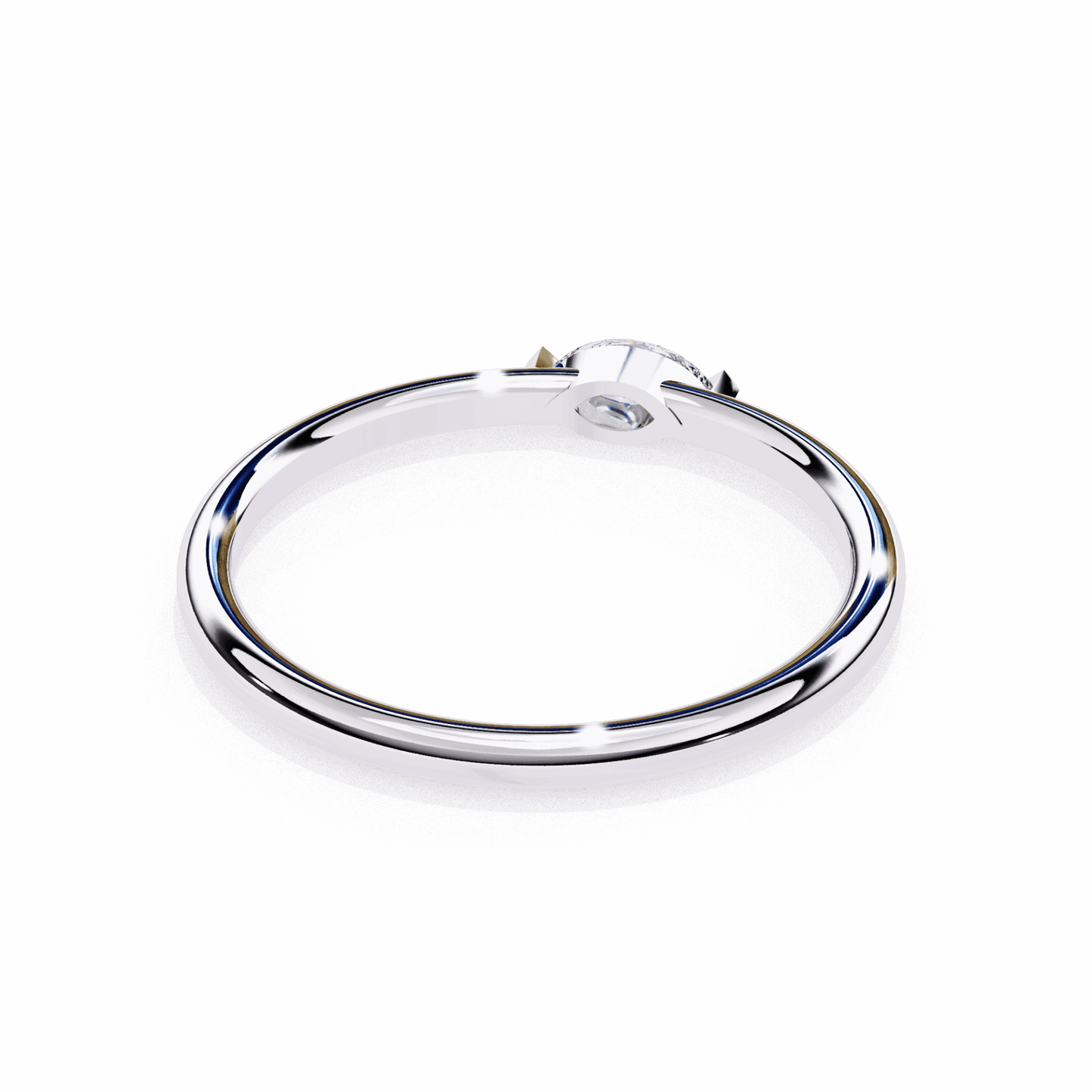0.1 Carat Marquise Classic Wedding Ring in Moissanite | House of Estara