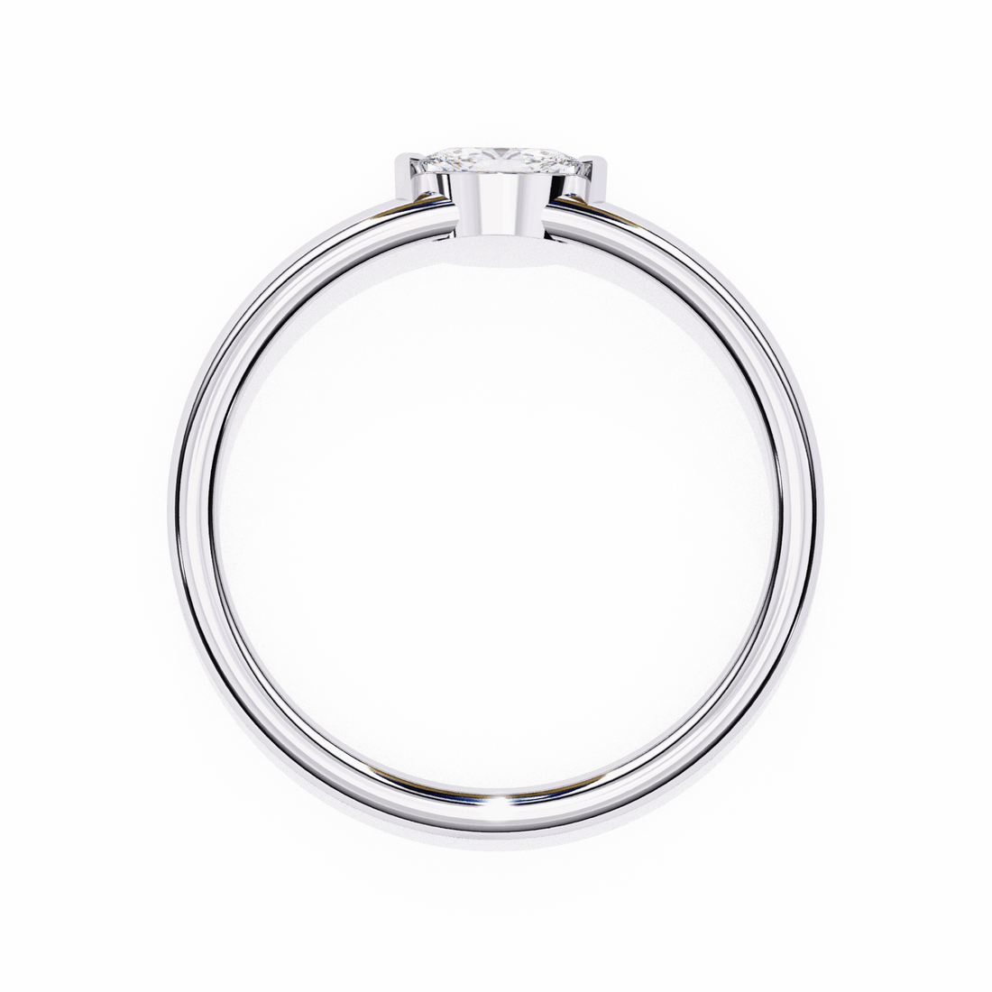 0.1 Carat Marquise Classic Wedding Ring in Moissanite | House of Estara
