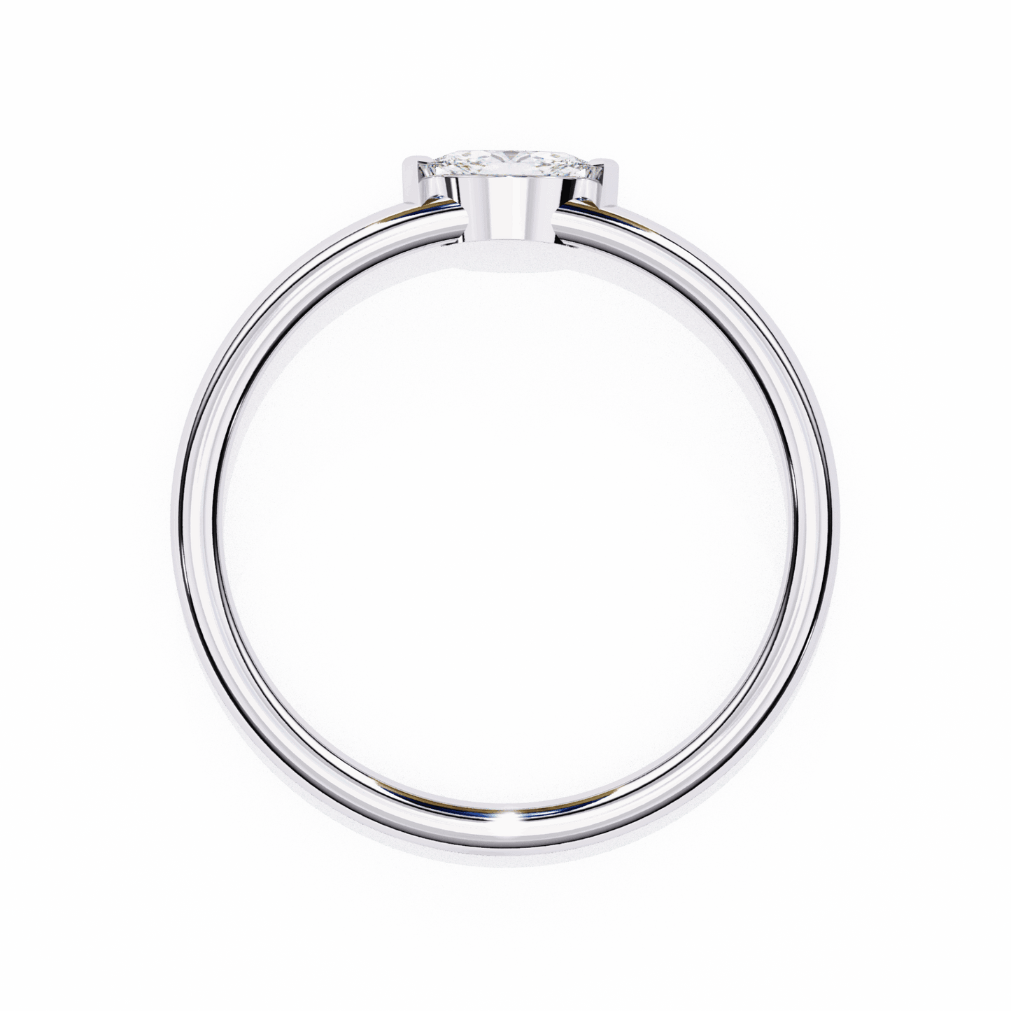0.1 Carat Marquise Classic Wedding Ring in Moissanite | House of Estara