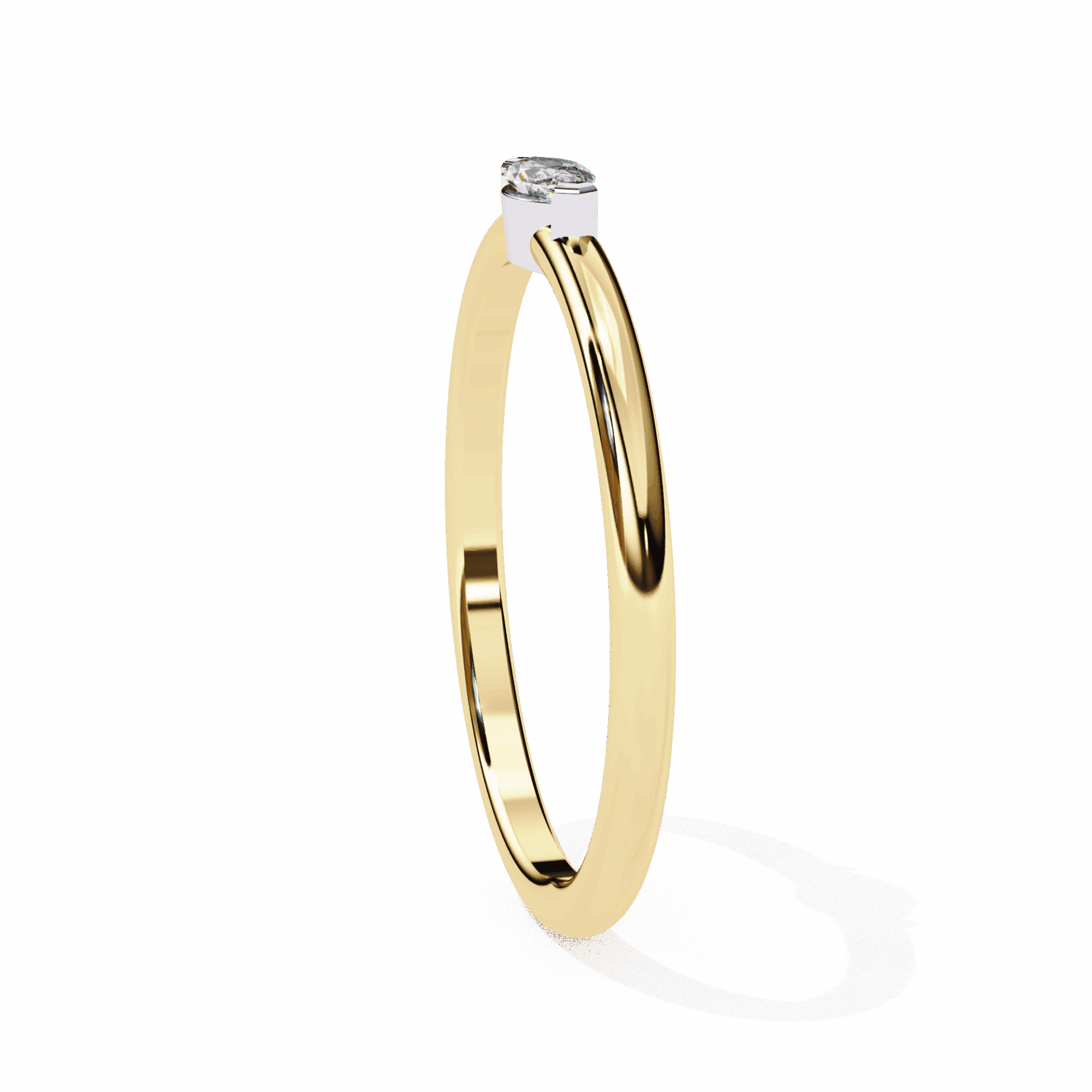 0.1 Carat Marquise Classic Wedding Ring in Moissanite | House of Estara