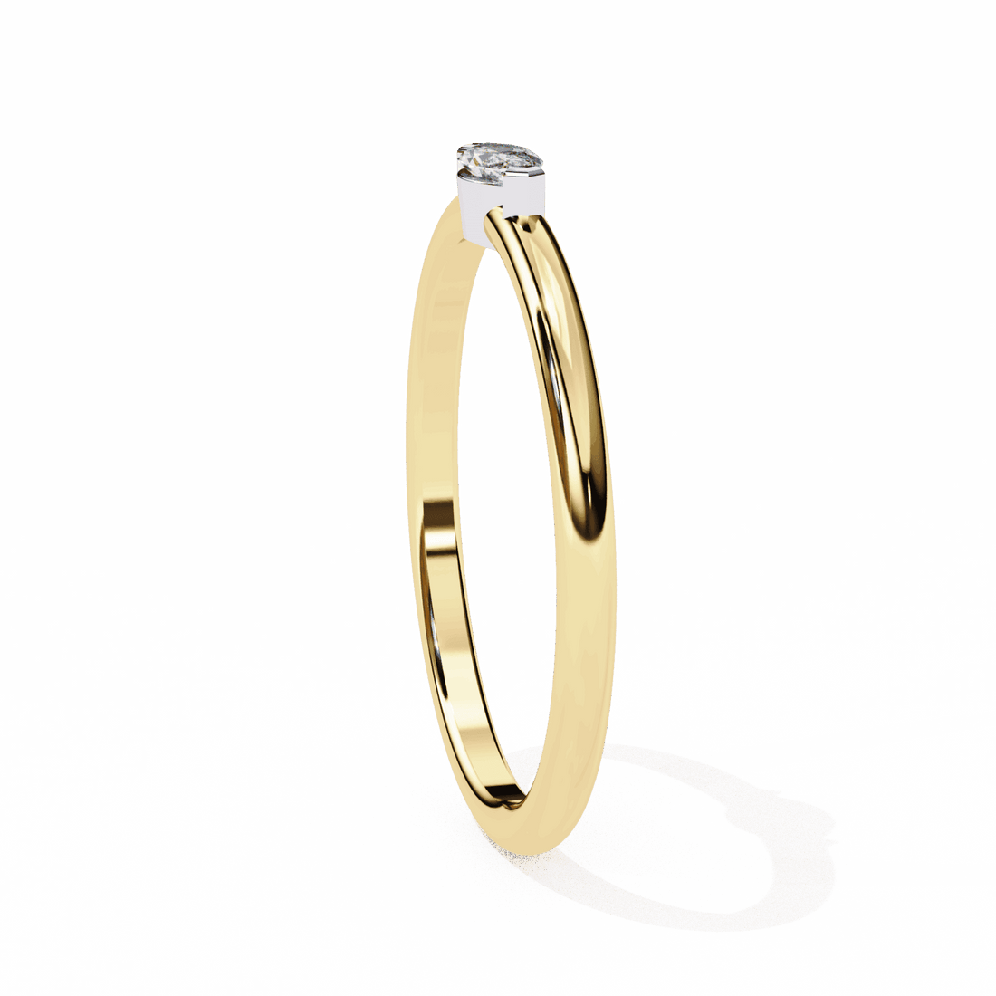 0.1 Carat Marquise Classic Wedding Ring in Moissanite | House of Estara