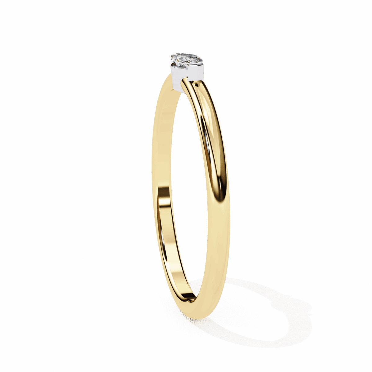 0.1 Carat Marquise Classic Wedding Ring in Moissanite | House of Estara