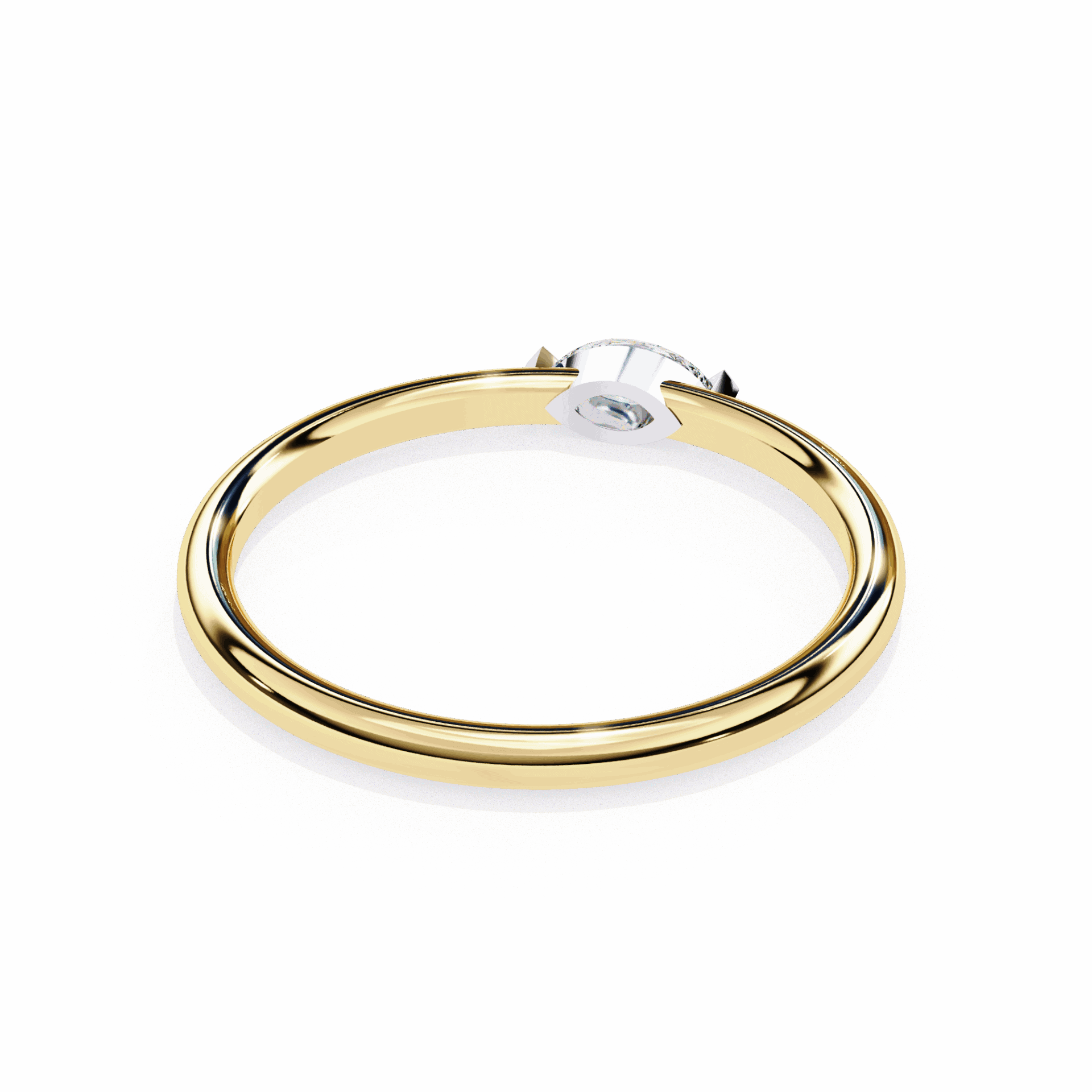 0.1 Carat Marquise Classic Wedding Ring in Moissanite | House of Estara
