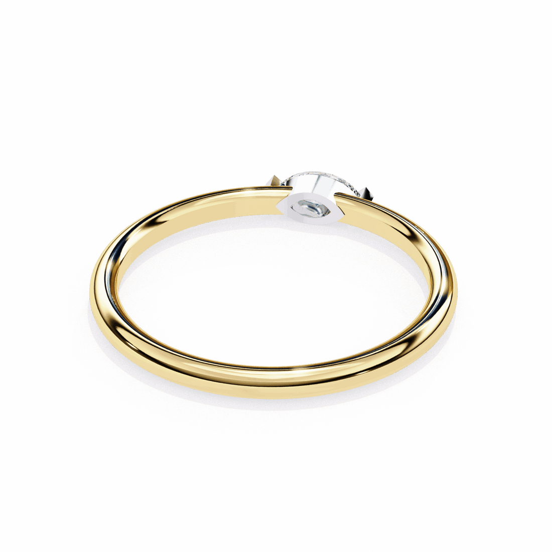 0.1 Carat Marquise Classic Wedding Ring in Moissanite | House of Estara