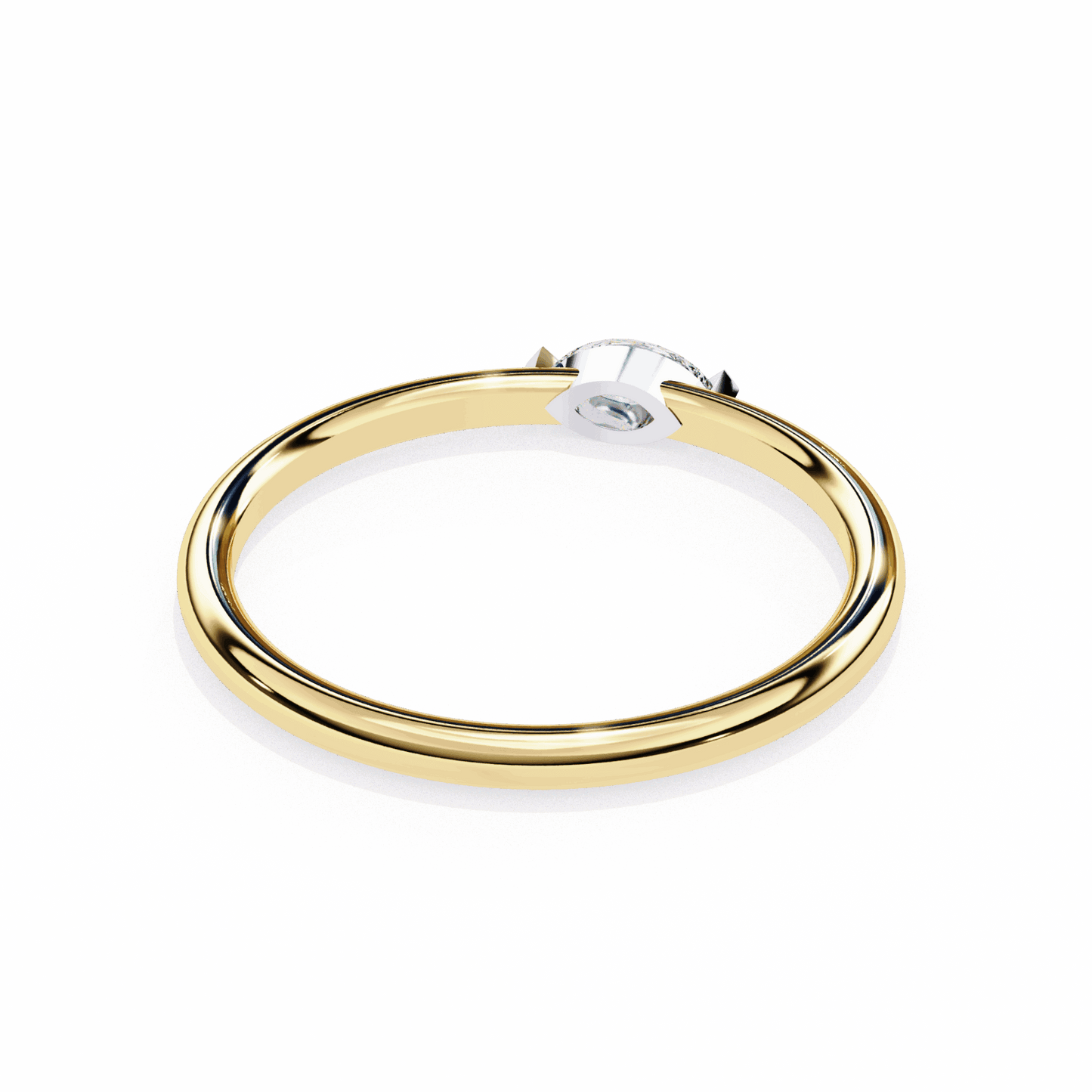 0.1 Carat Marquise Classic Wedding Ring in Moissanite | House of Estara