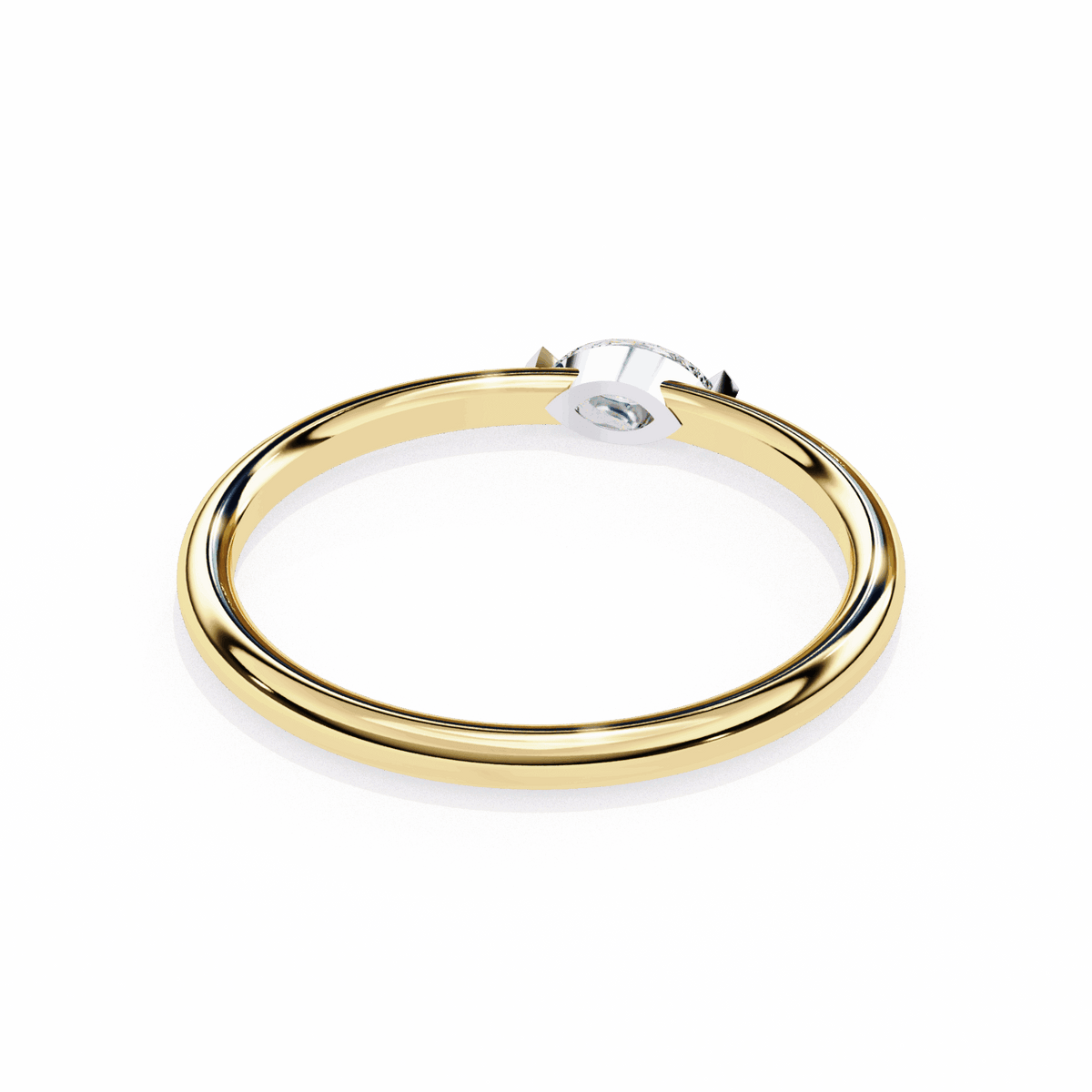 0.1 Carat Marquise Classic Wedding Ring in Moissanite | House of Estara