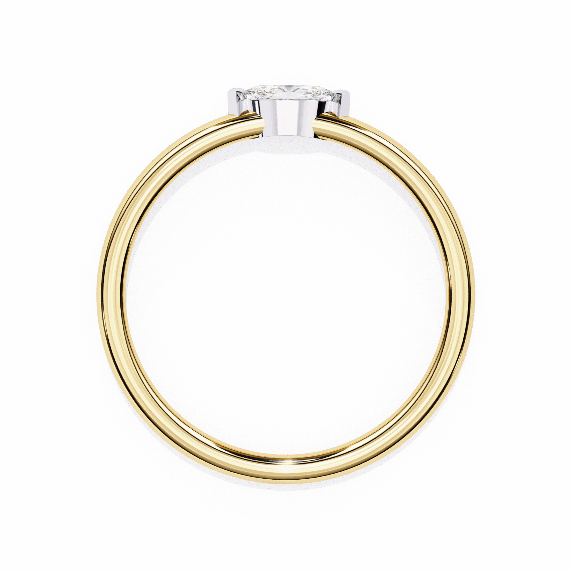 0.1 Carat Marquise Classic Wedding Ring in Moissanite | House of Estara