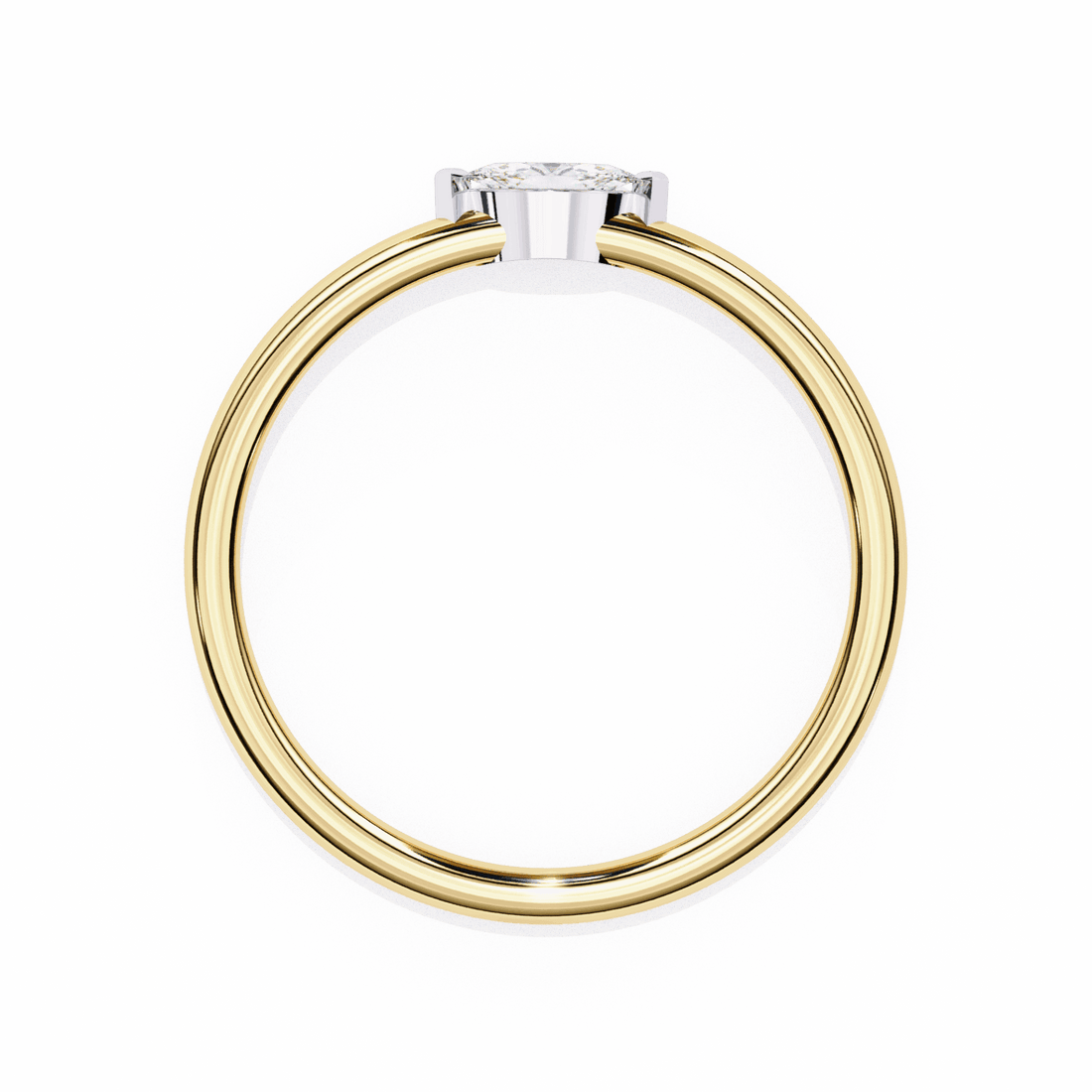 0.1 Carat Marquise Classic Wedding Ring in Moissanite | House of Estara