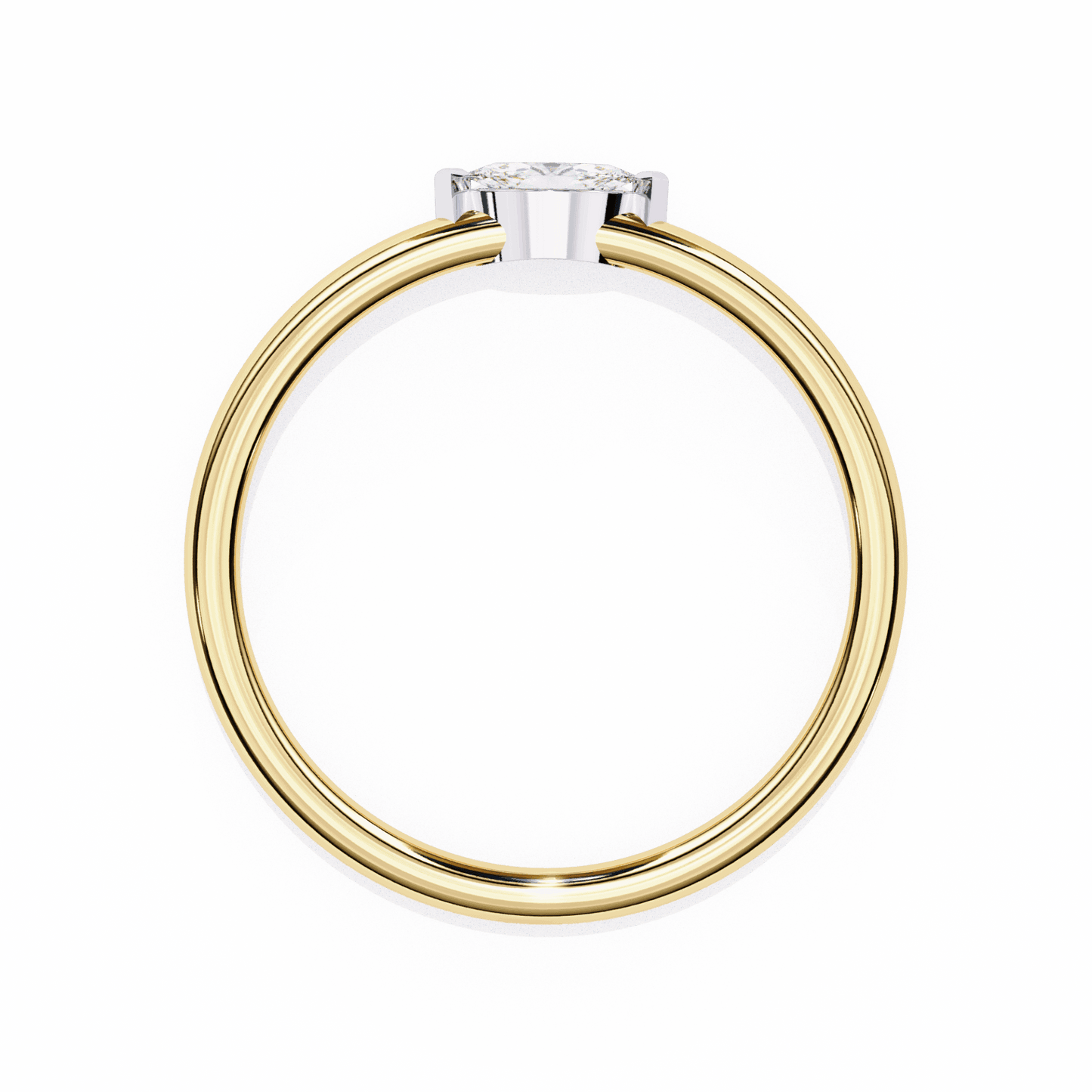 0.1 Carat Marquise Classic Wedding Ring in Moissanite | House of Estara