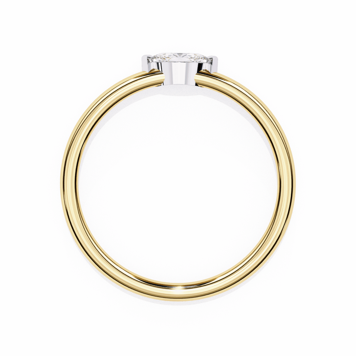 0.1 Carat Marquise Classic Wedding Ring in Moissanite | House of Estara