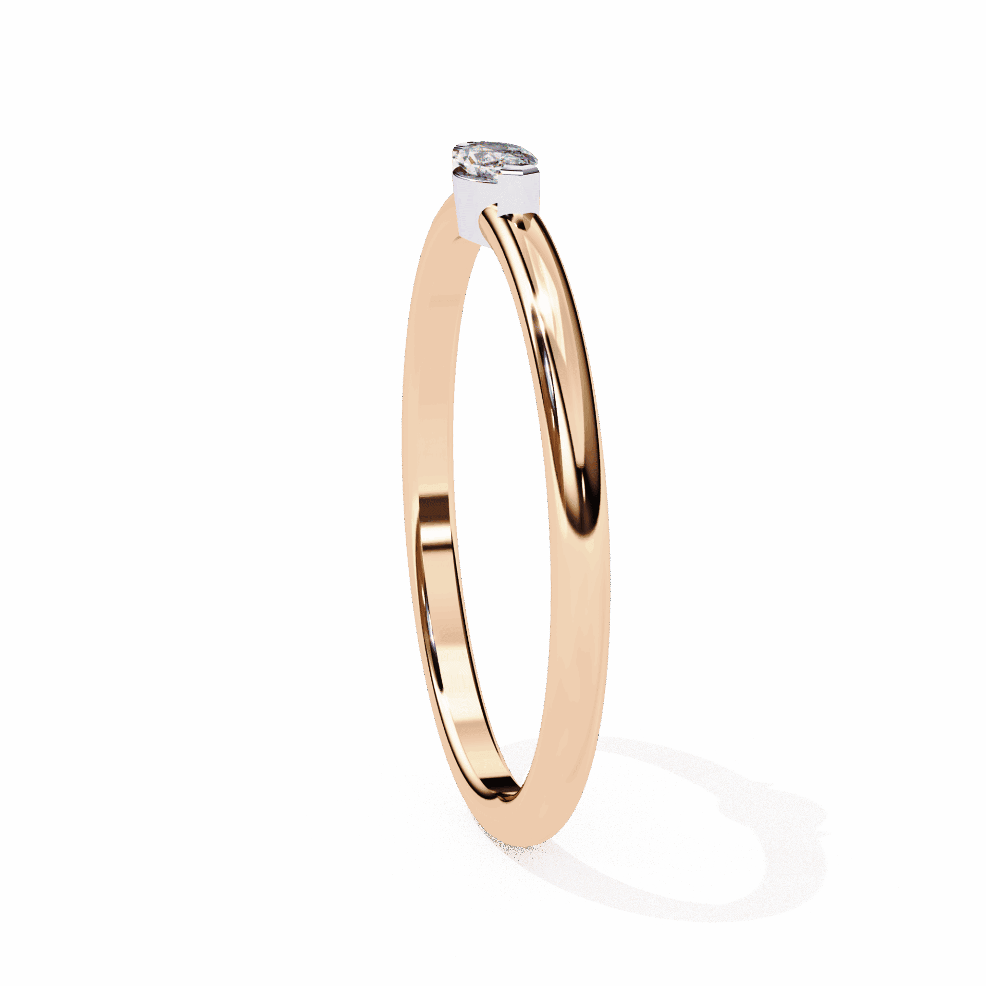 0.1 Carat Marquise Classic Wedding Ring in Moissanite | House of Estara