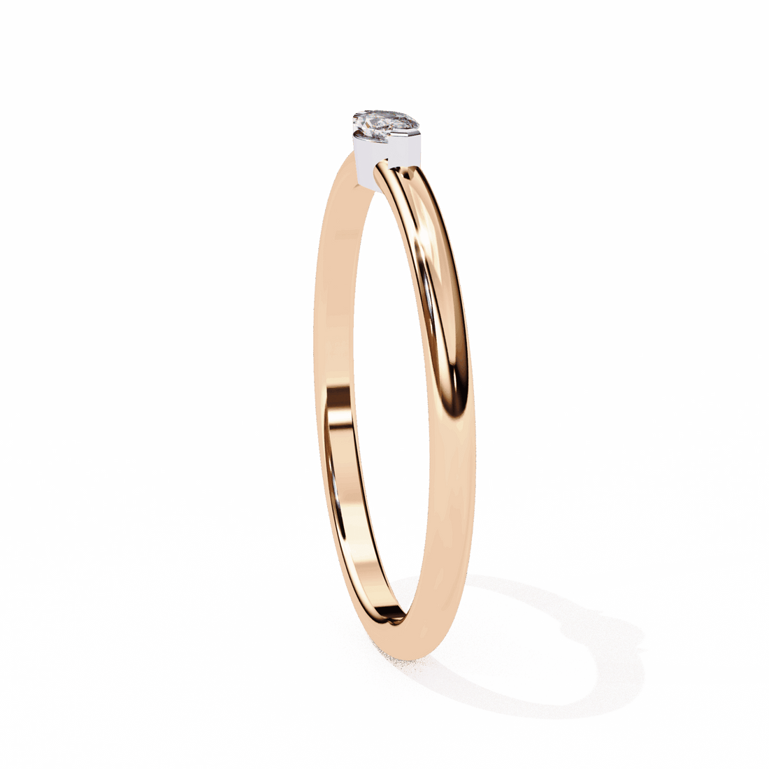 0.1 Carat Marquise Classic Wedding Ring in Moissanite | House of Estara