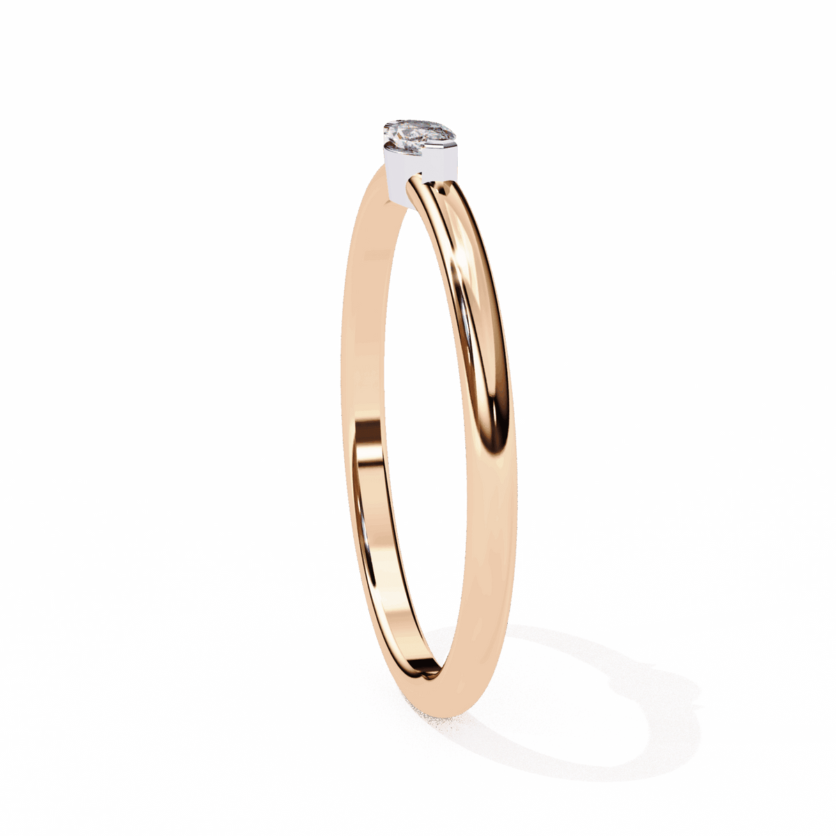 0.1 Carat Marquise Classic Wedding Ring in Moissanite | House of Estara