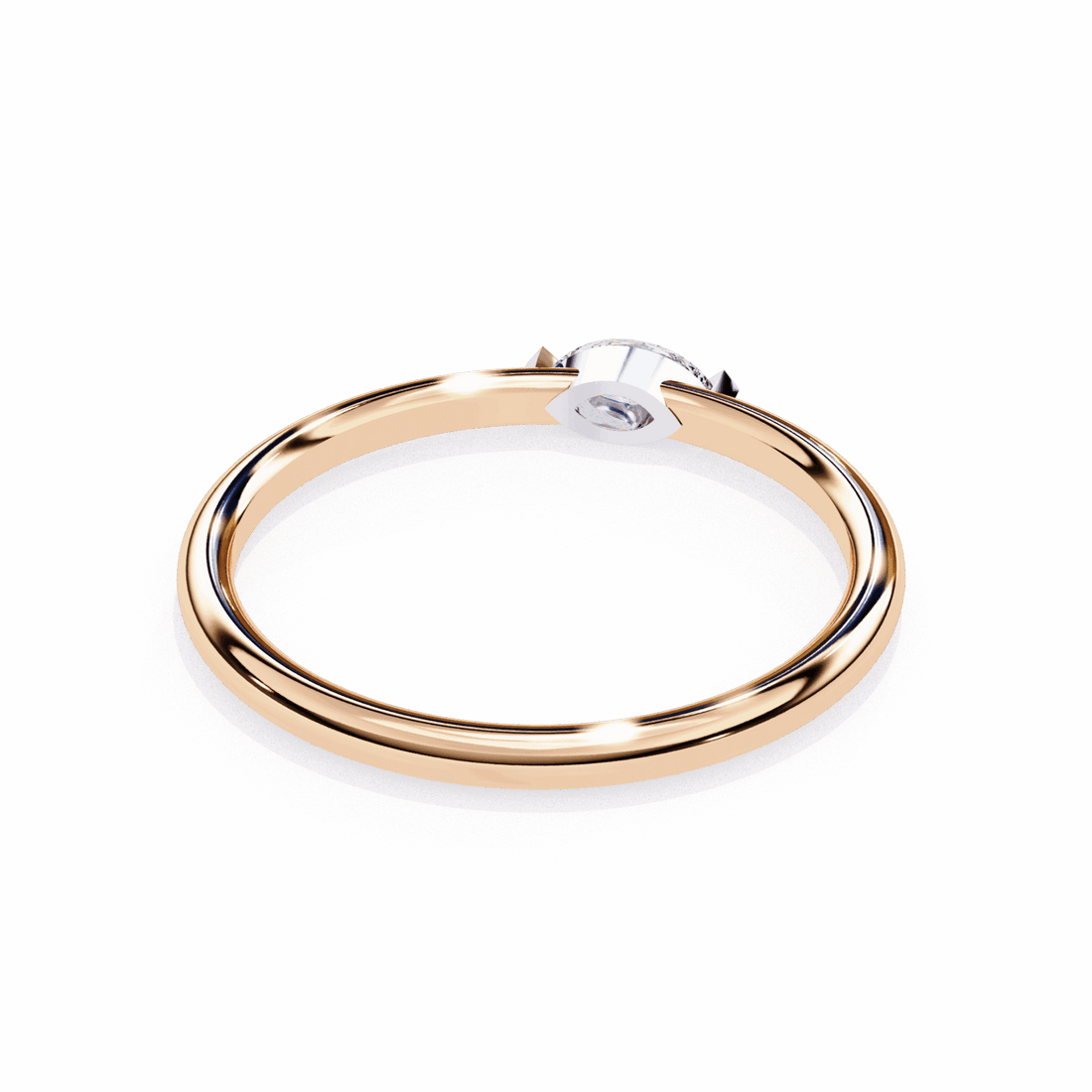 0.1 Carat Marquise Classic Wedding Ring in Moissanite | House of Estara