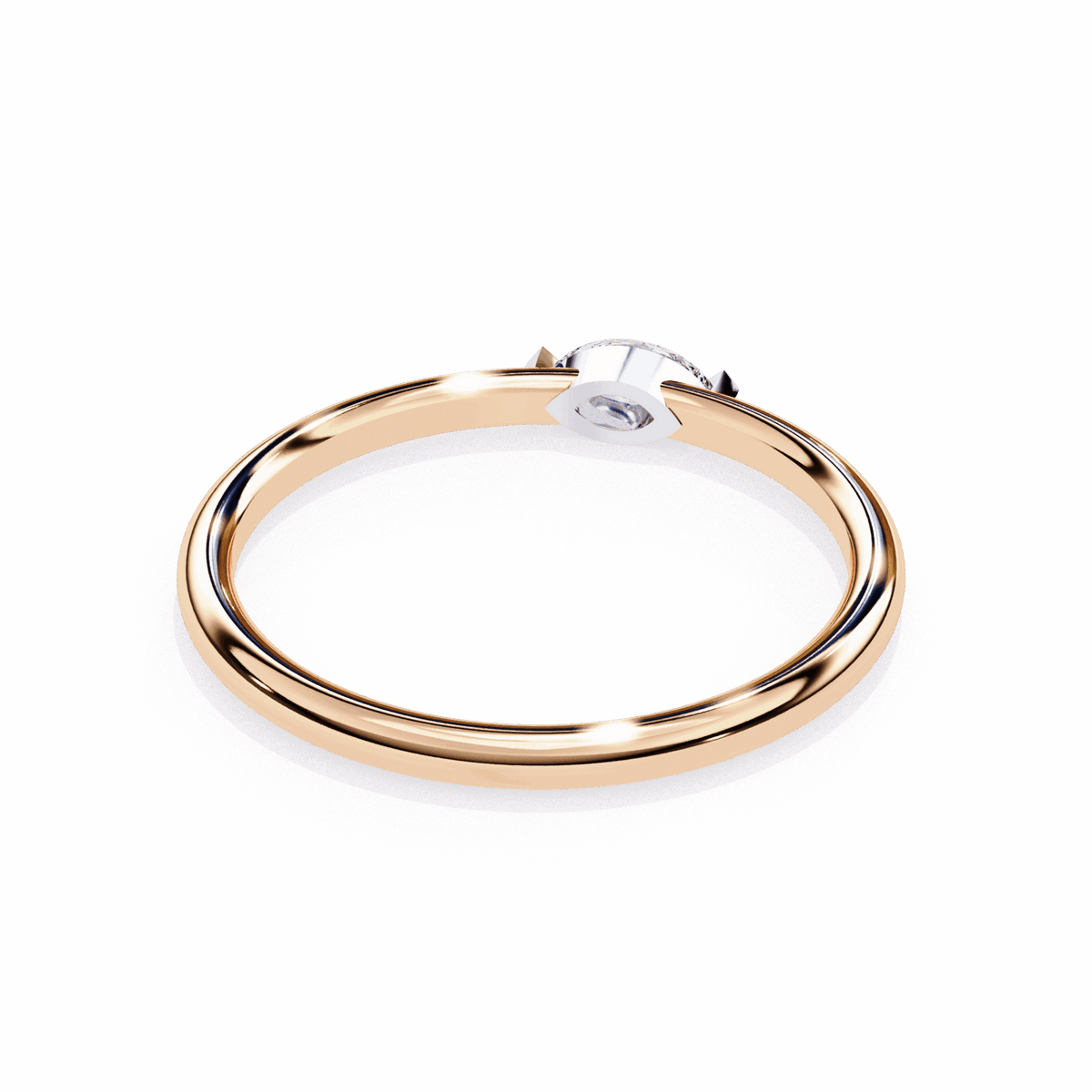 0.1 Carat Marquise Classic Wedding Ring in Moissanite | House of Estara