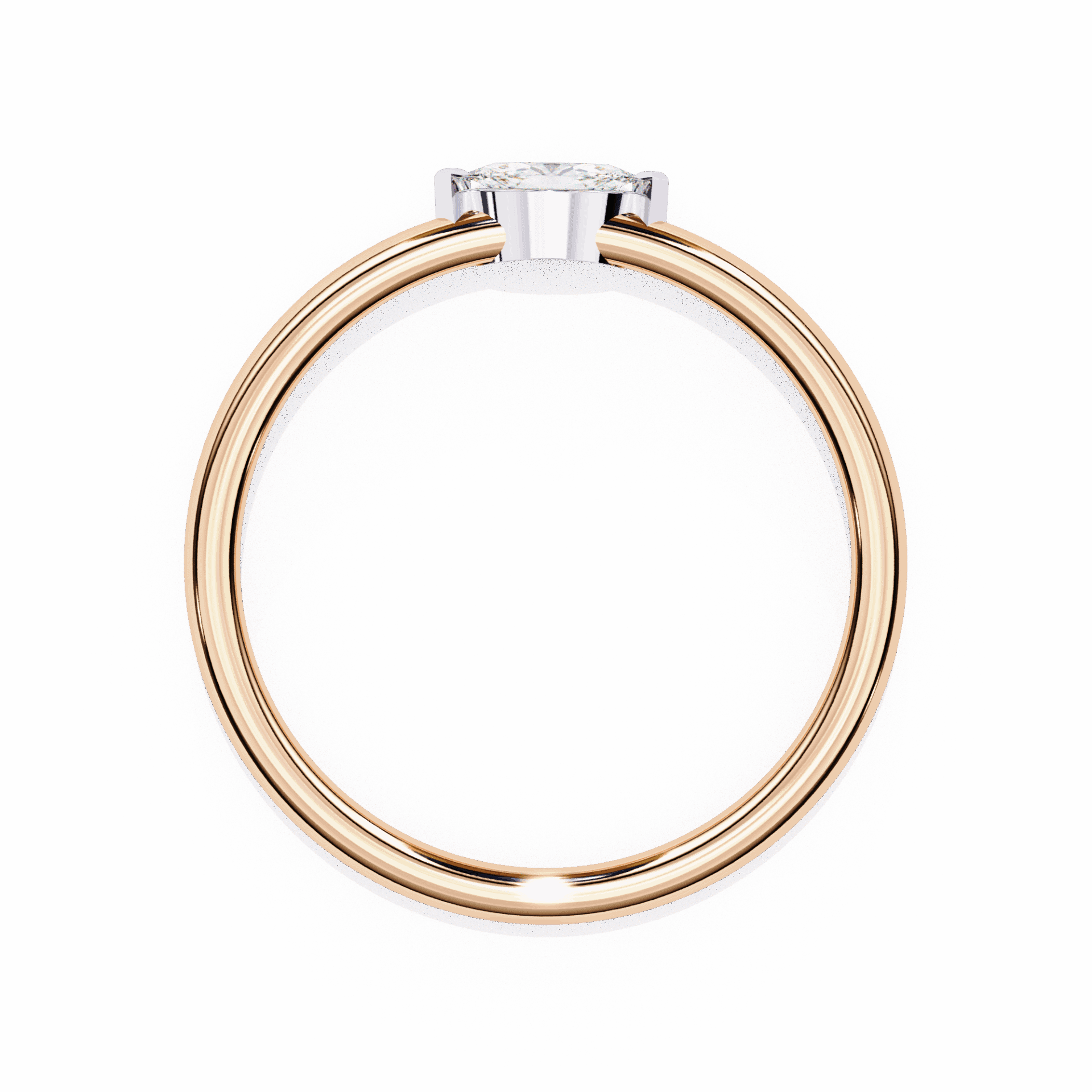 0.1 Carat Marquise Classic Wedding Ring in Moissanite | House of Estara