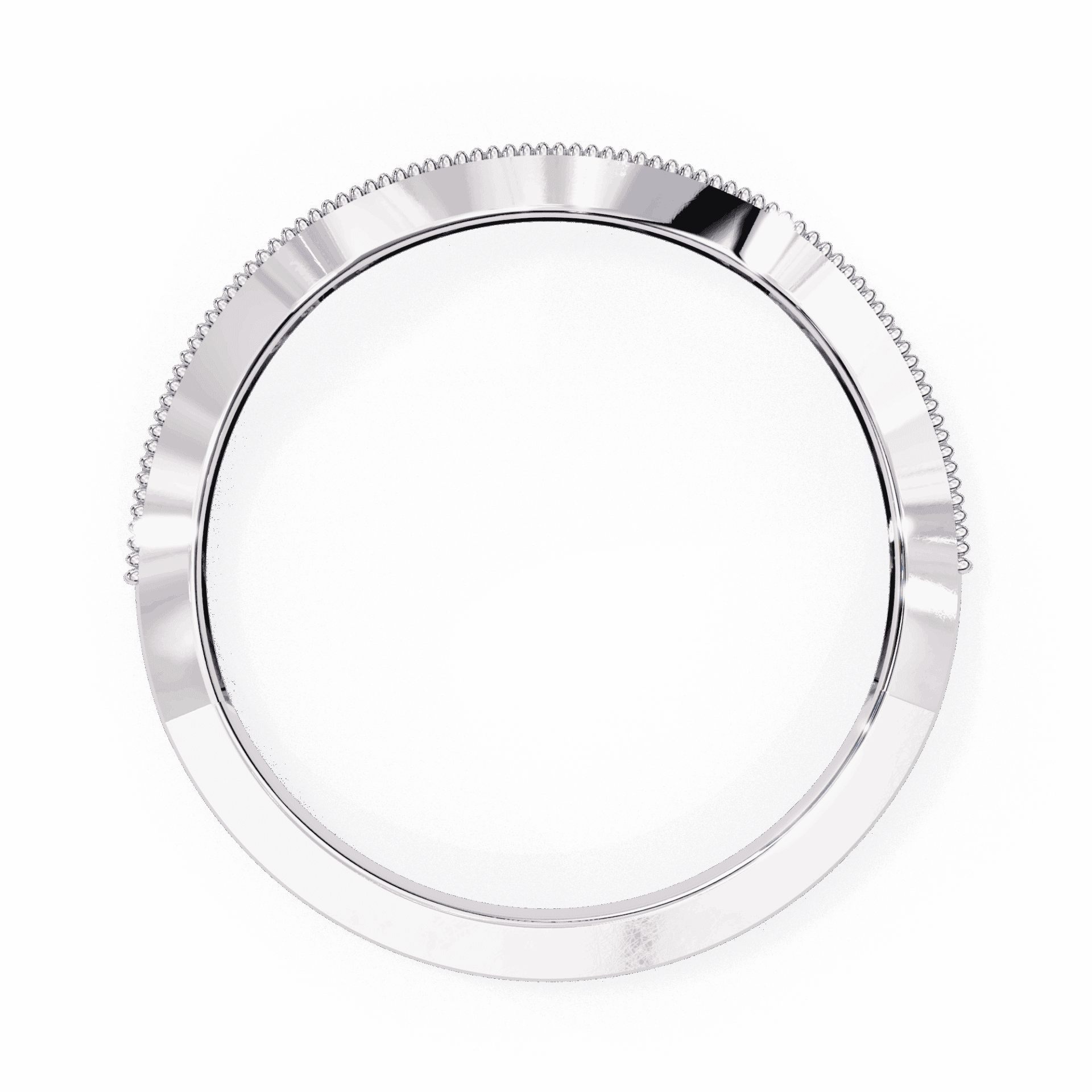 0.15 Carat Round Stackable Band in Moissanite | House of Estara