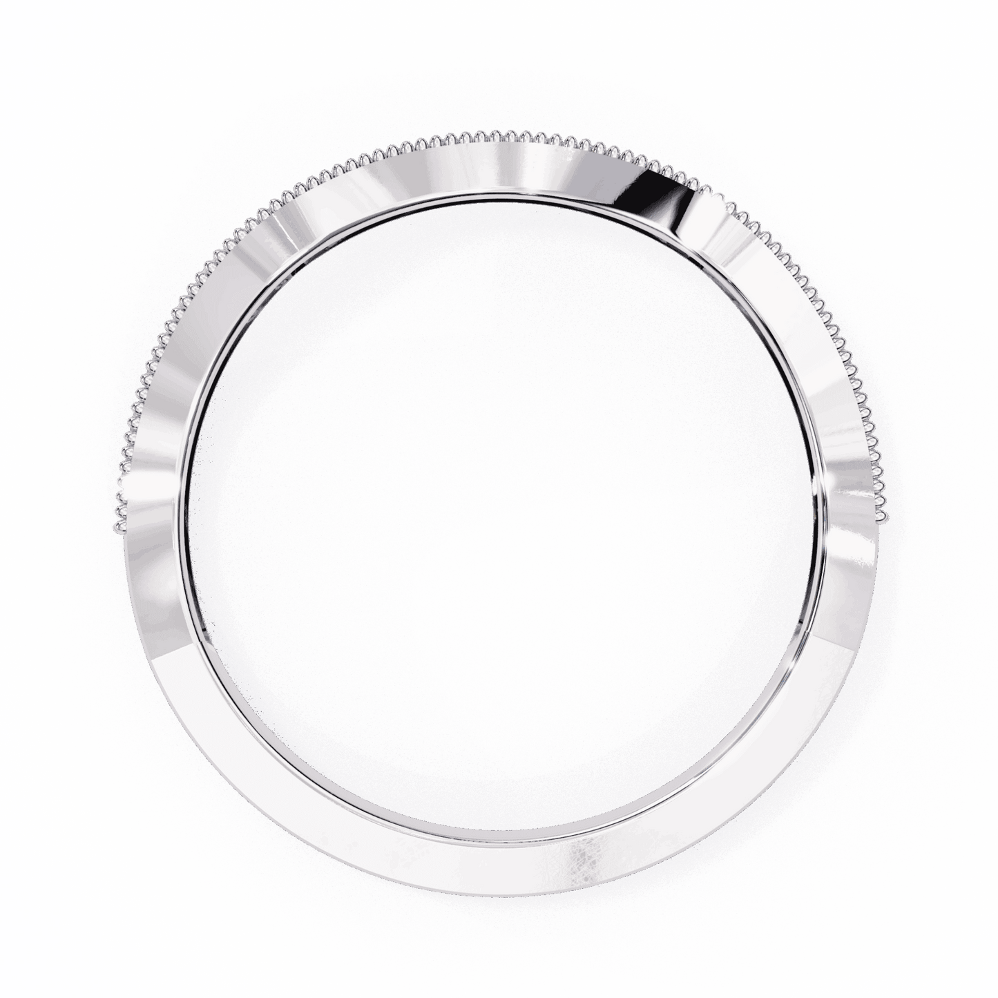 0.15 Carat Round Stackable Band in Moissanite | House of Estara