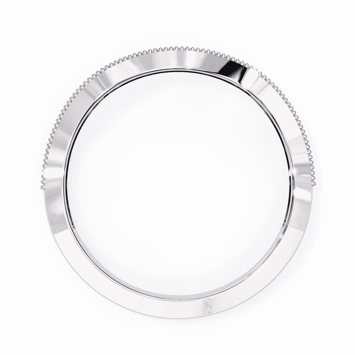 0.15 Carat Round Stackable Band in Moissanite | House of Estara