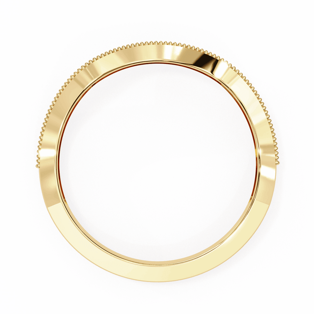 0.15 Carat Round Stackable Band in Moissanite | House of Estara