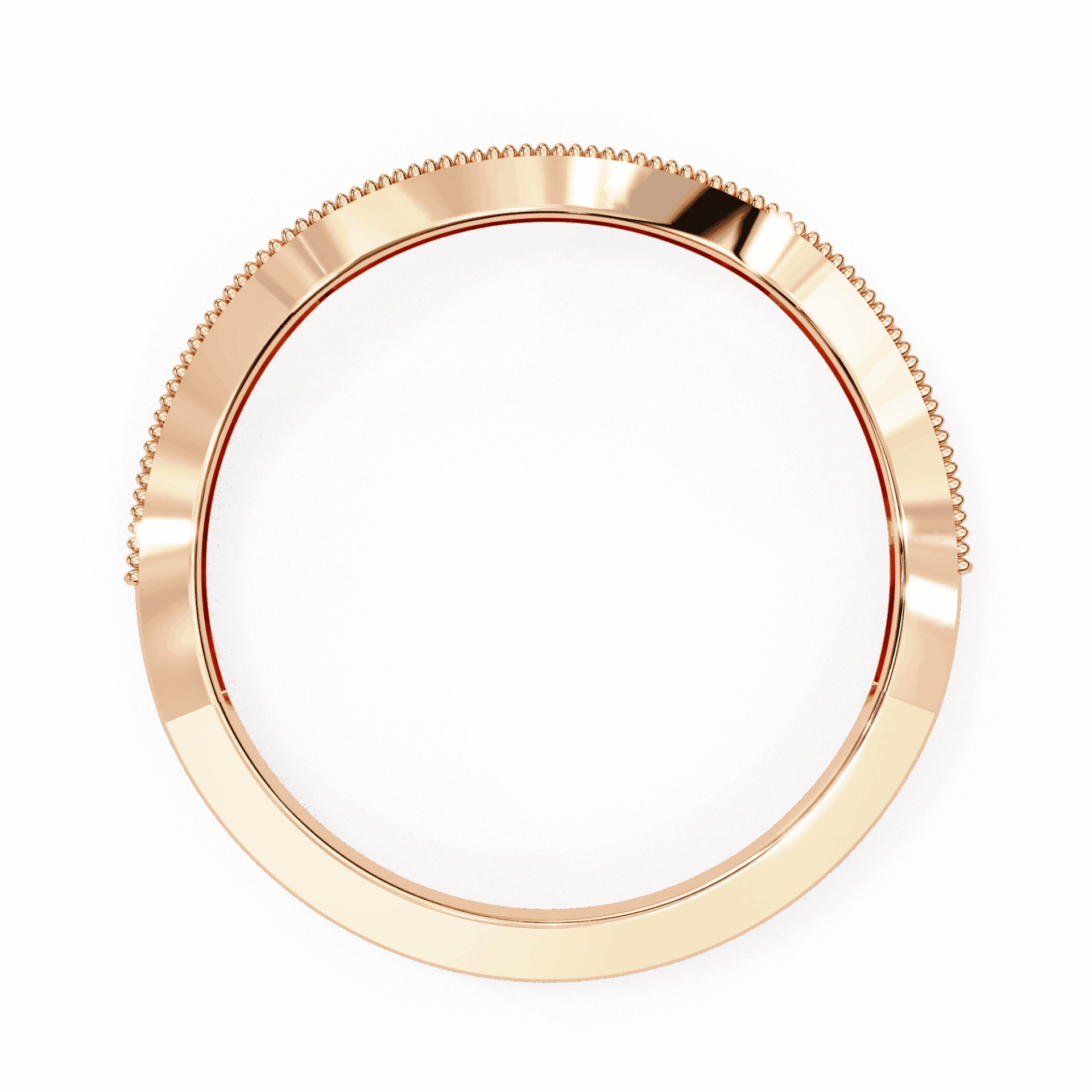 0.15 Carat Round Stackable Band in Moissanite | House of Estara