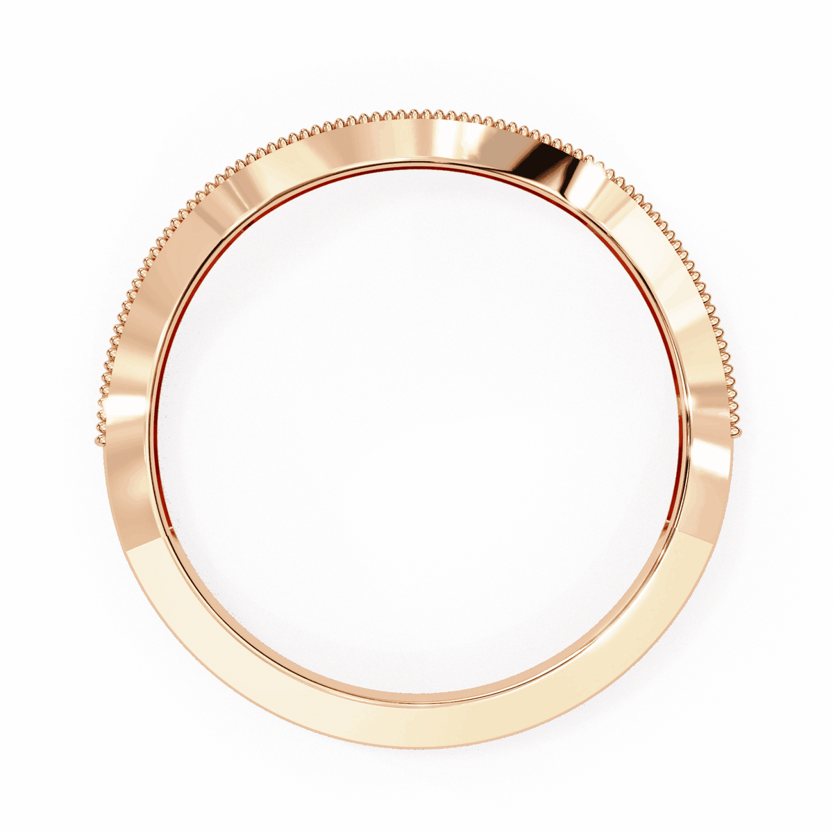 0.15 Carat Round Stackable Band in Moissanite | House of Estara