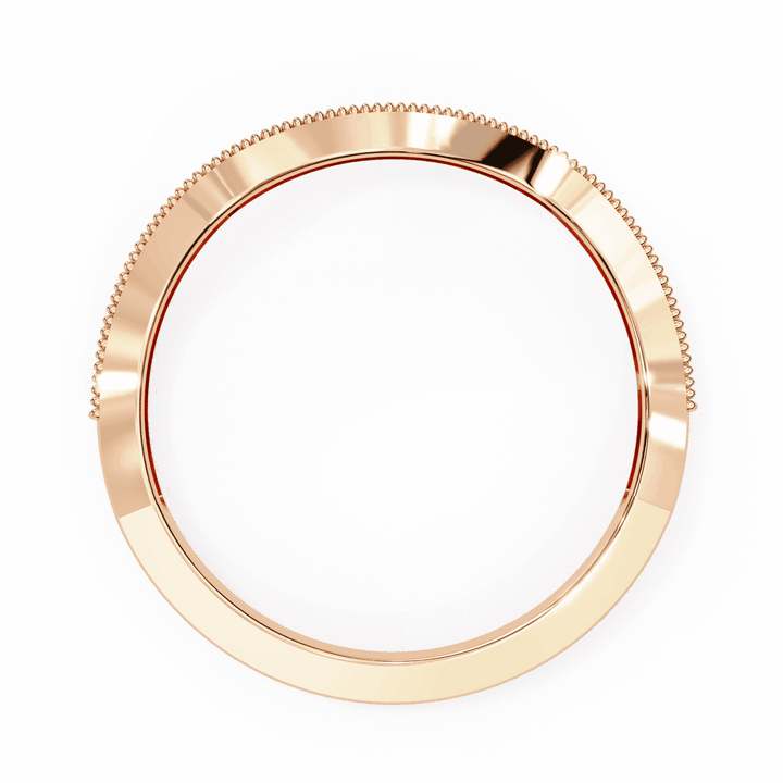 0.15 Carat Round Stackable Band in Moissanite | House of Estara